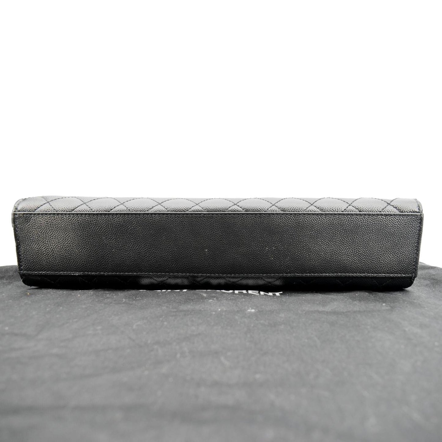 YVES SAINT LAURENT Envelope Medium Matelasse Leather Crossbody Bag Black