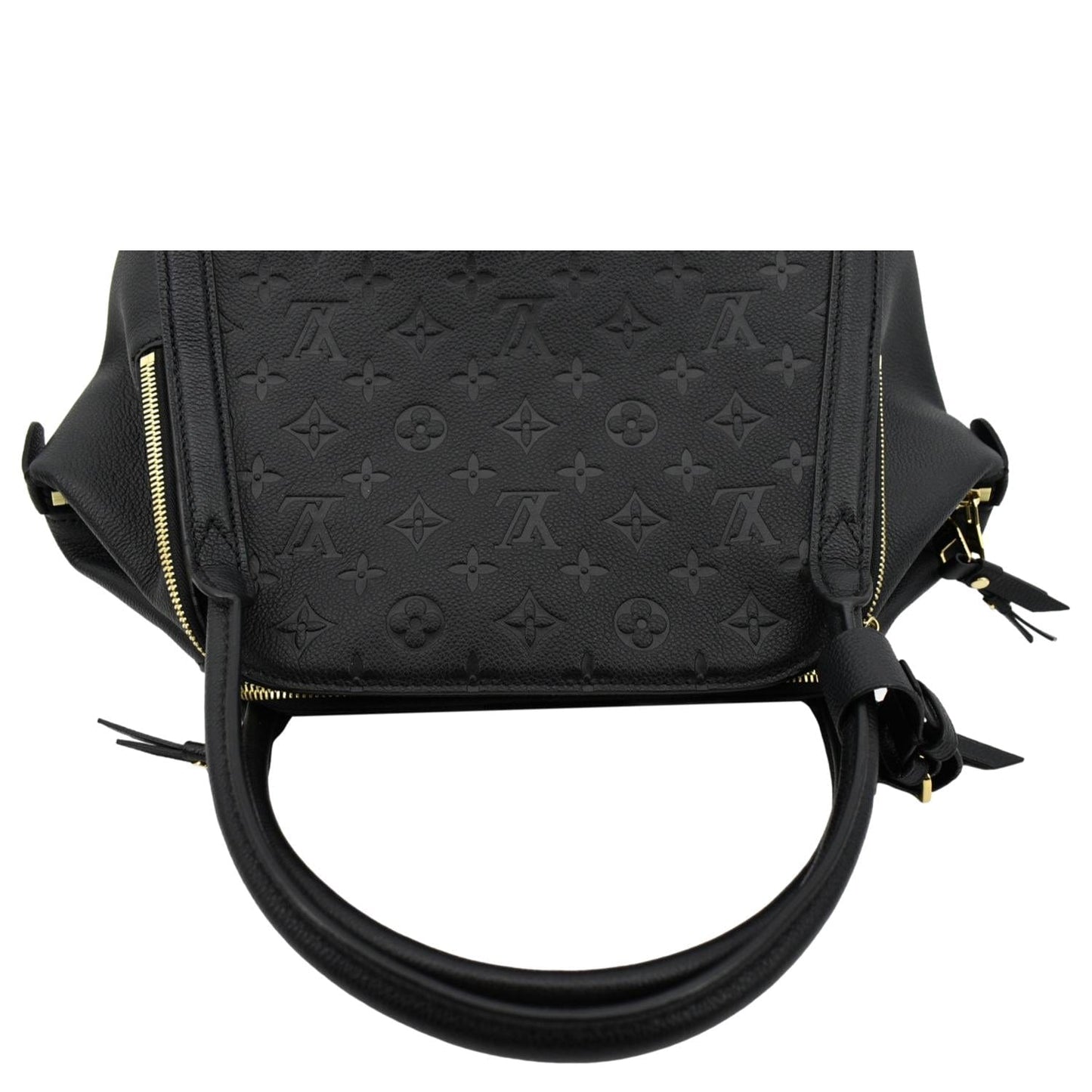 LOUIS VUITTON Marais MM Monogram Emperiente Satchel Bag Black