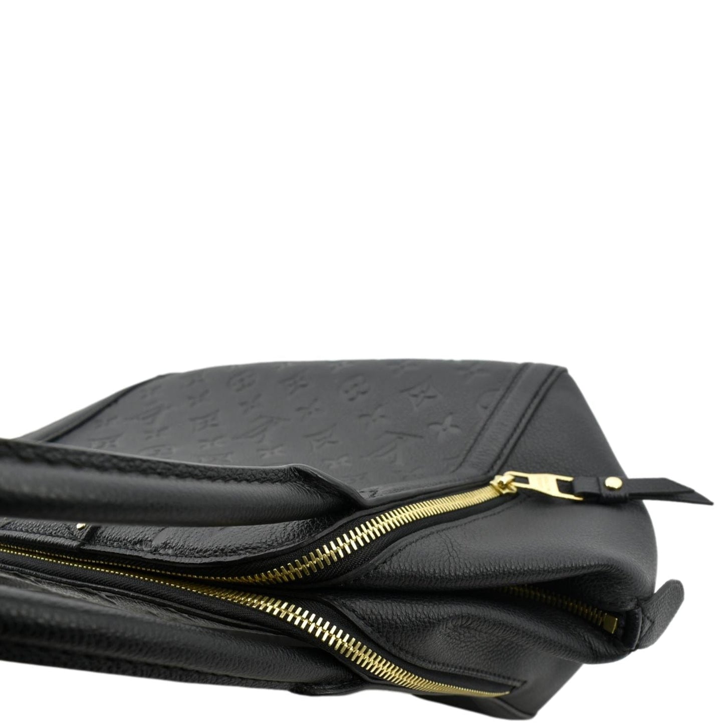 LOUIS VUITTON Marais MM Monogram Emperiente Satchel Bag Black