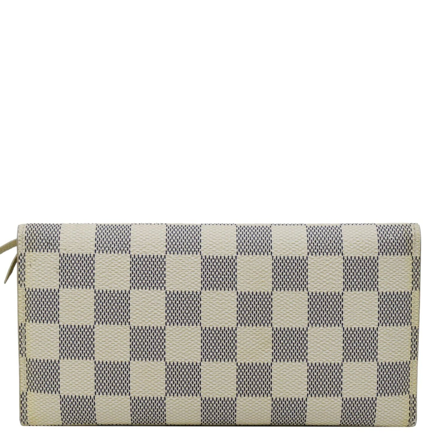 LOUIS VUITTON Josephine Damier Azur Wallet White