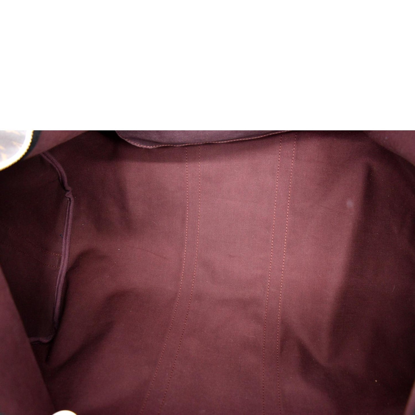 LOUIS VUITTON Keepall Bandouliere 55 Monogram Canvas Travel Bag Brown