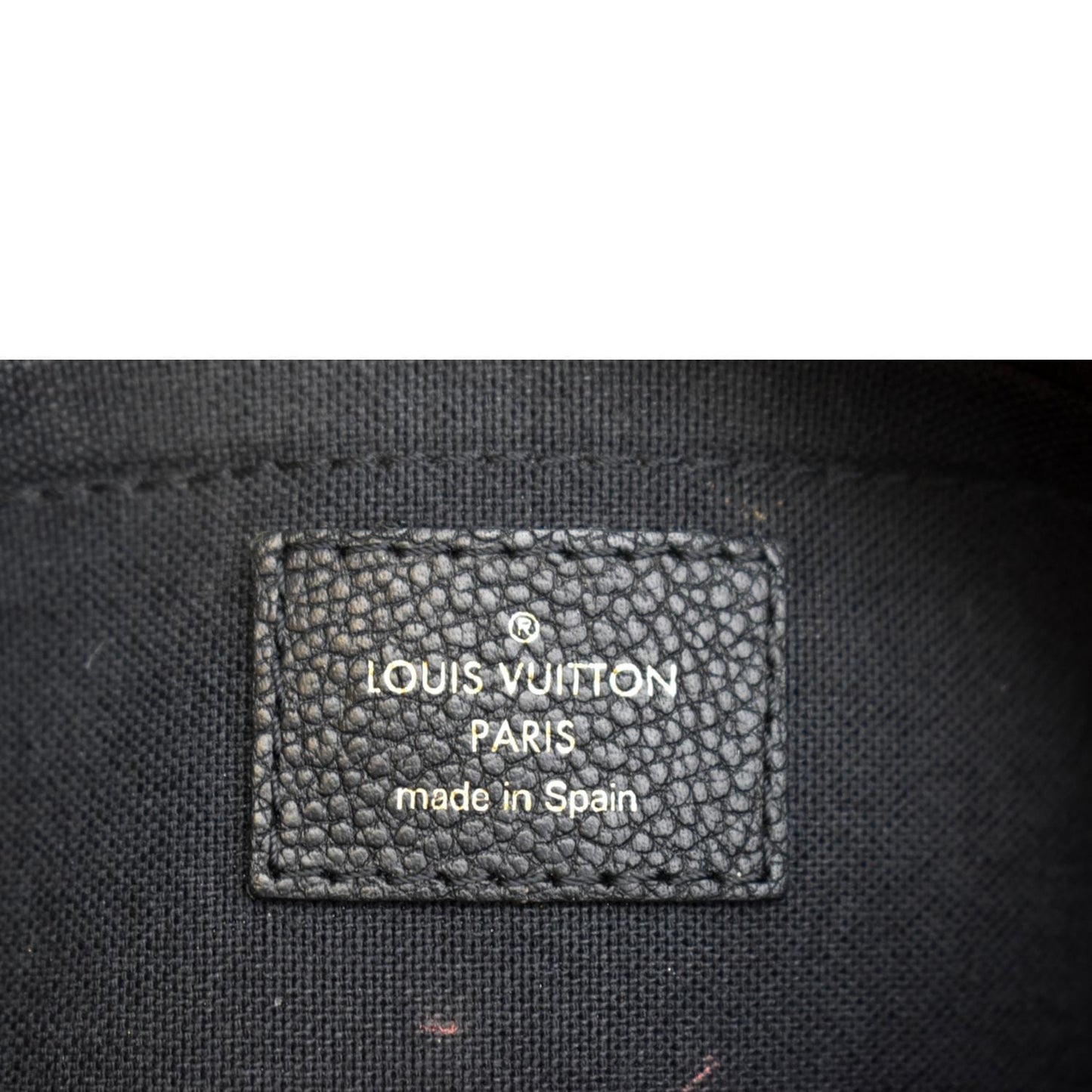 LOUIS VUITTON Pallas Monogram Canvas Clutch Crossbody Bag Brown