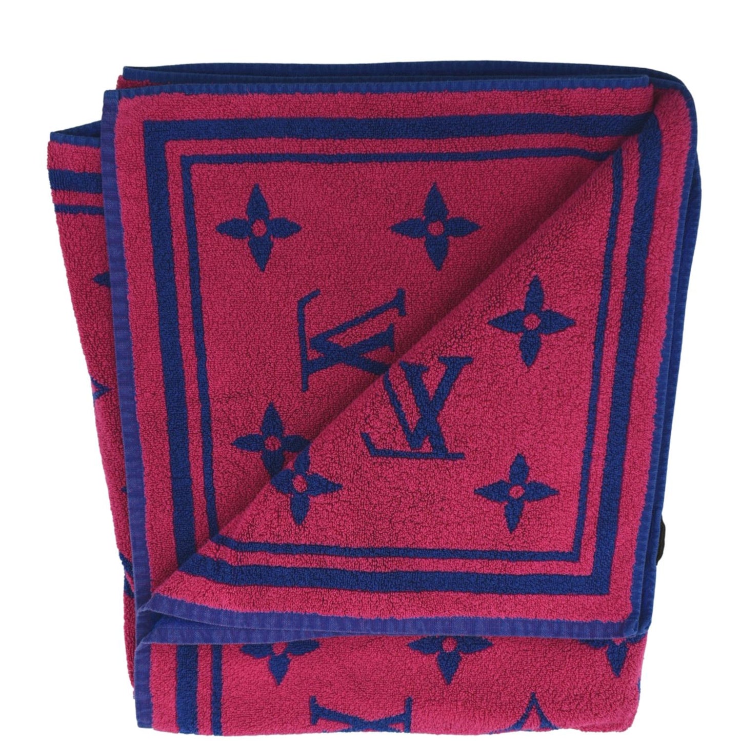 LOUIS VUITTON Monogram Classic Beach Towel Pink