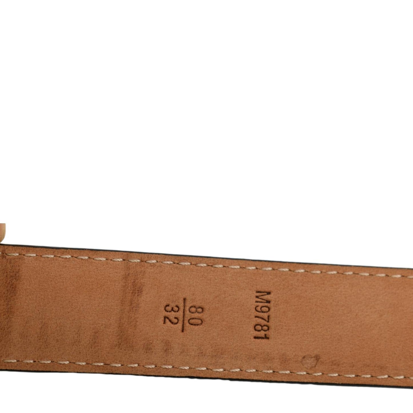 LOUIS VUITTON Mini 25MM Monogram Canvas Belt Brown
