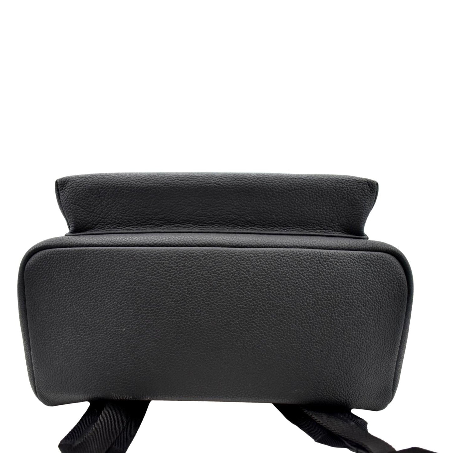 LOUIS VUITTON Takeoff Aerogram Grained Calf Leather Backpack Black
