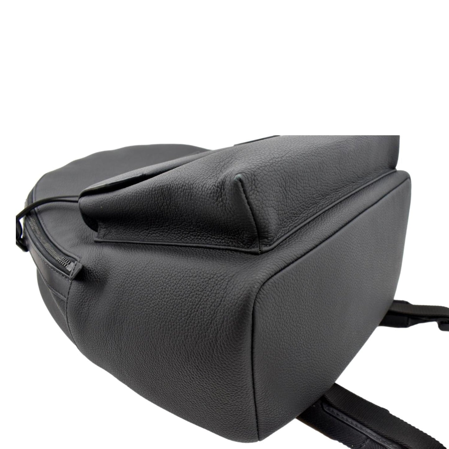 LOUIS VUITTON Takeoff Aerogram Grained Calf Leather Backpack Black
