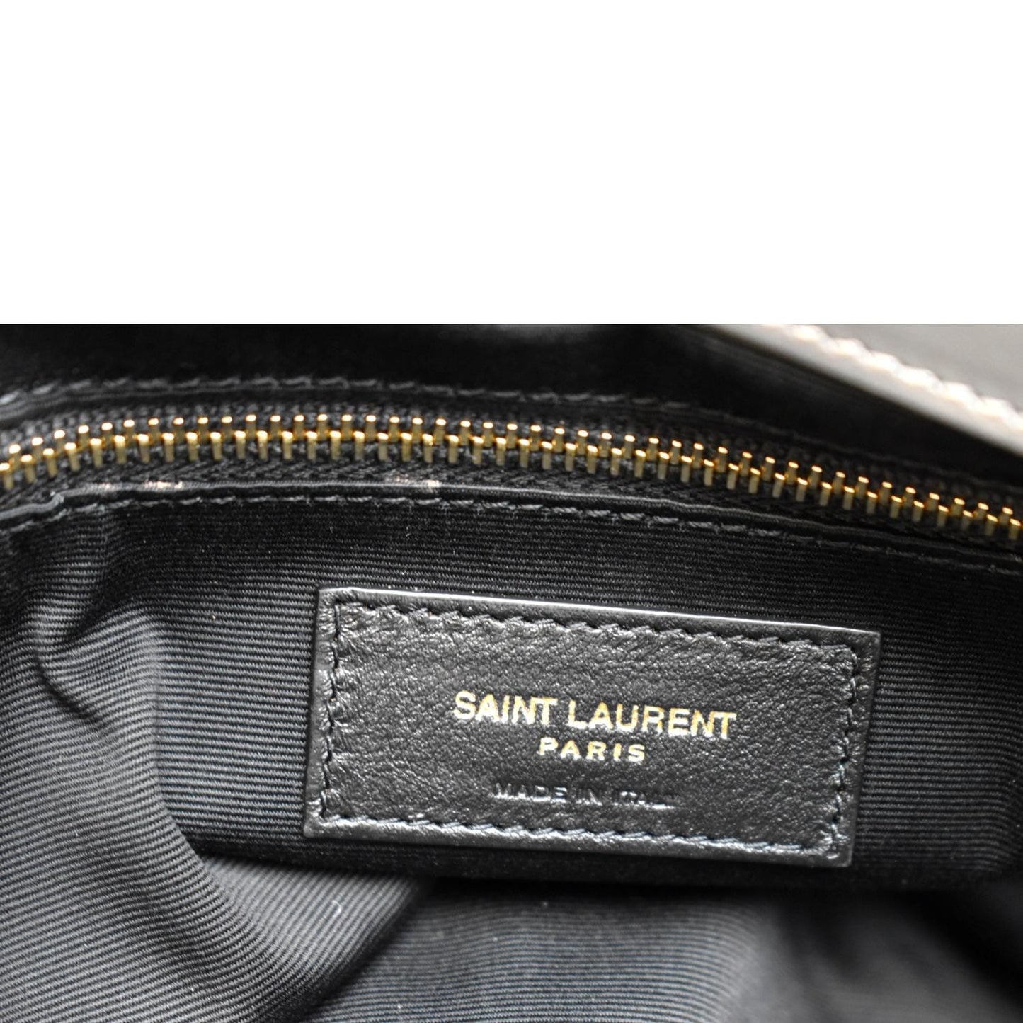 YVES SAINT LAURENT Loulou Medium Matelasse Leather Chain Shoulder Bag Dark Gray