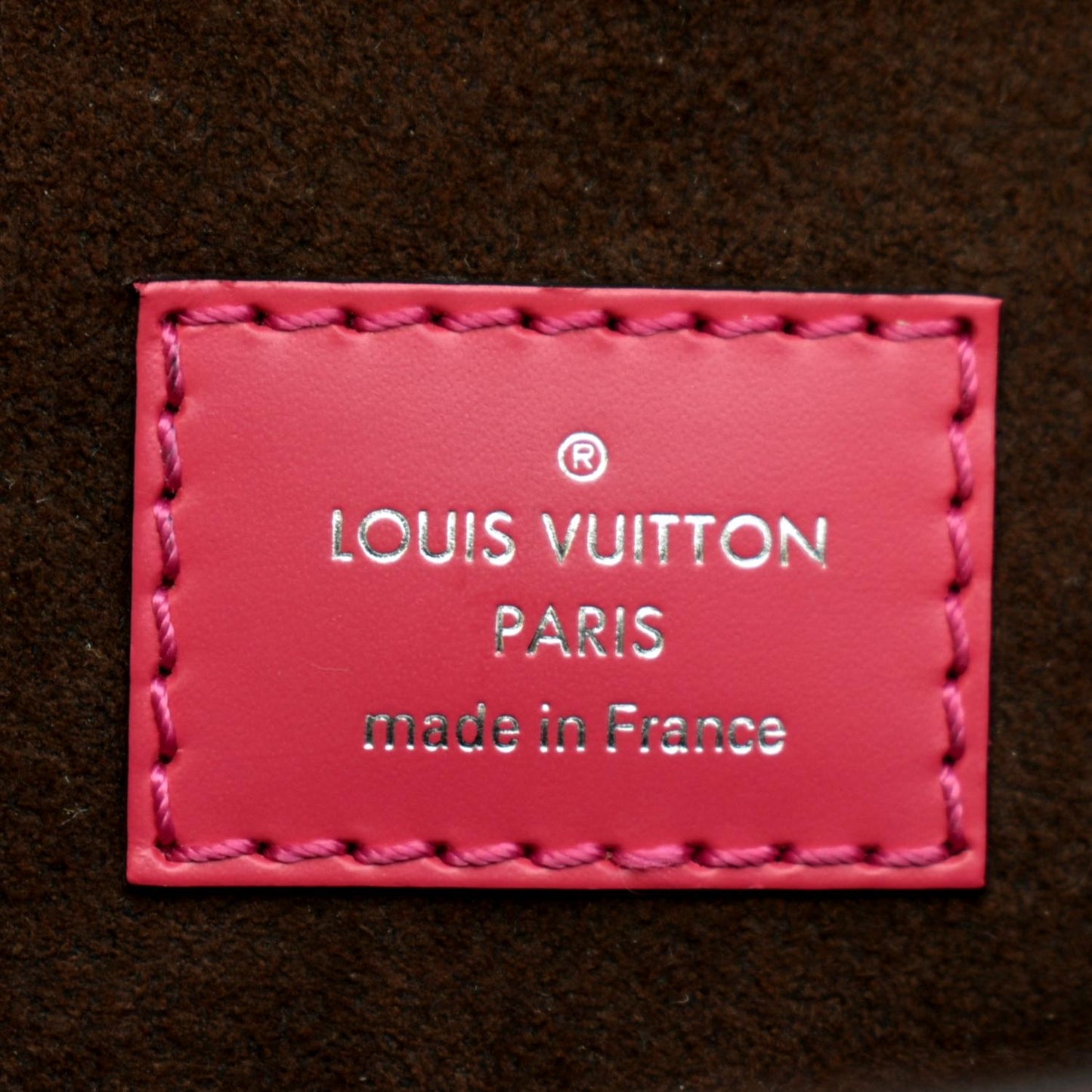 LOUIS VUITTON Luna Epi Leather Crossbody Bag Hot Pink