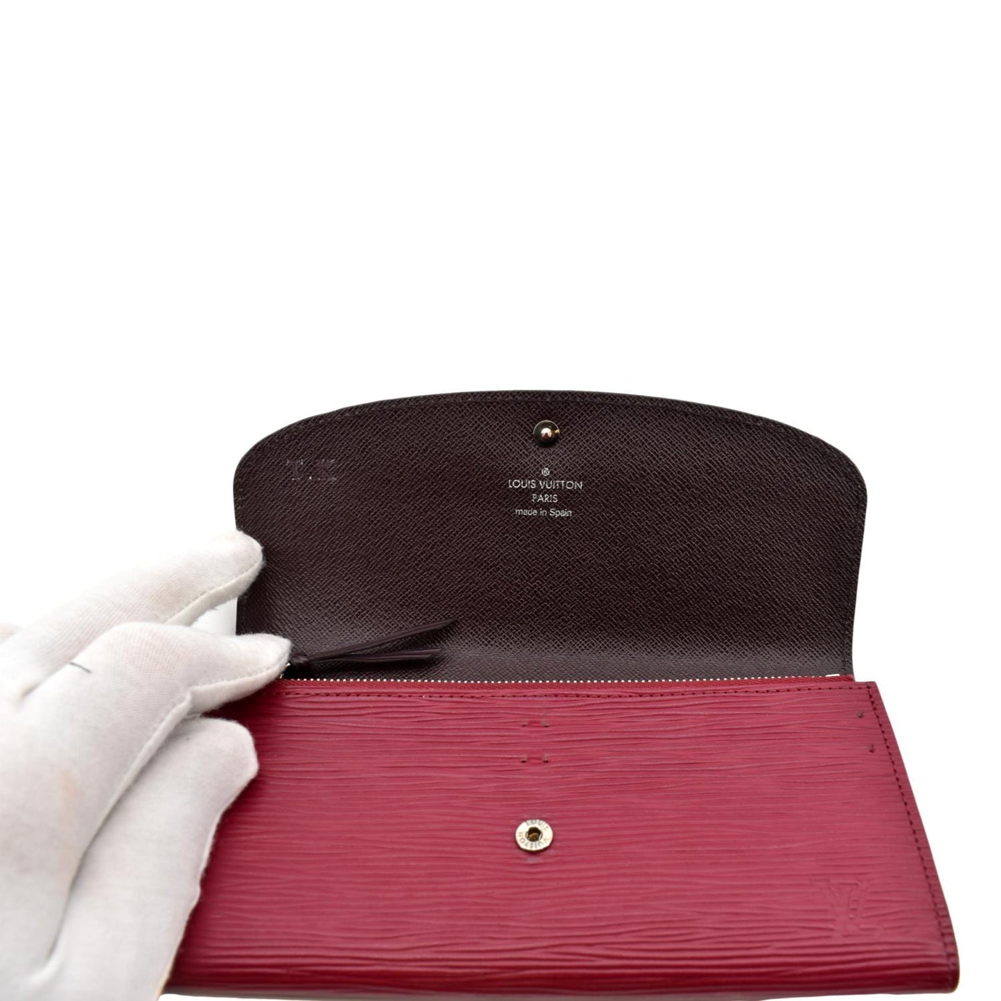 LOUIS VUITTON Portefeuille Emilie Epi Leather Wallet