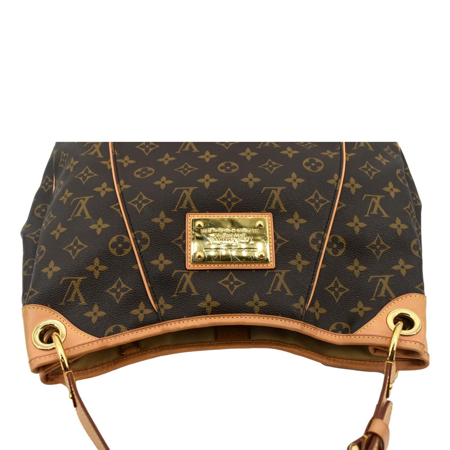 LOUIS VUITTON Galliera PM Monogram Canvas Hobo Shoulder Bag Brown