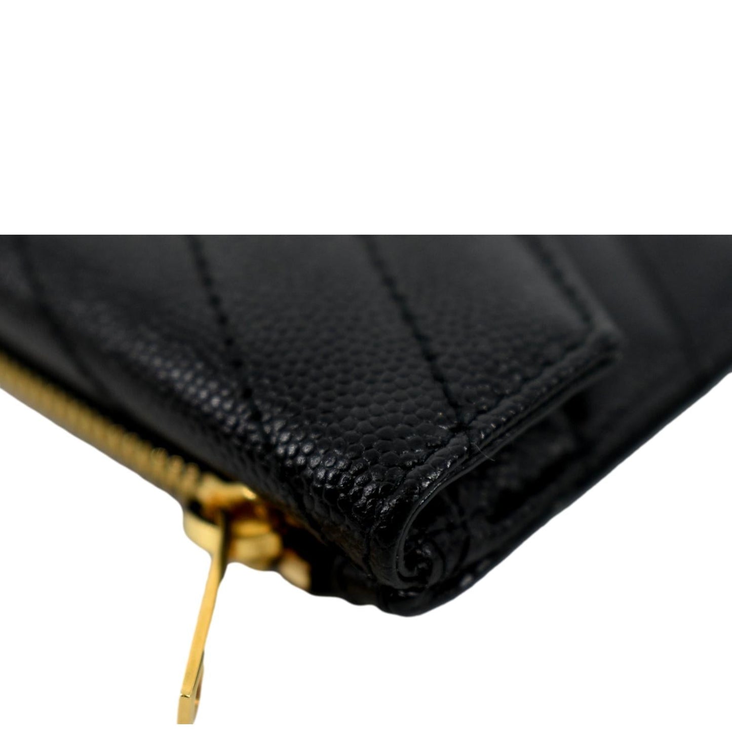 YVES SAINT LAURENT Grain De Poudre Wallet Black