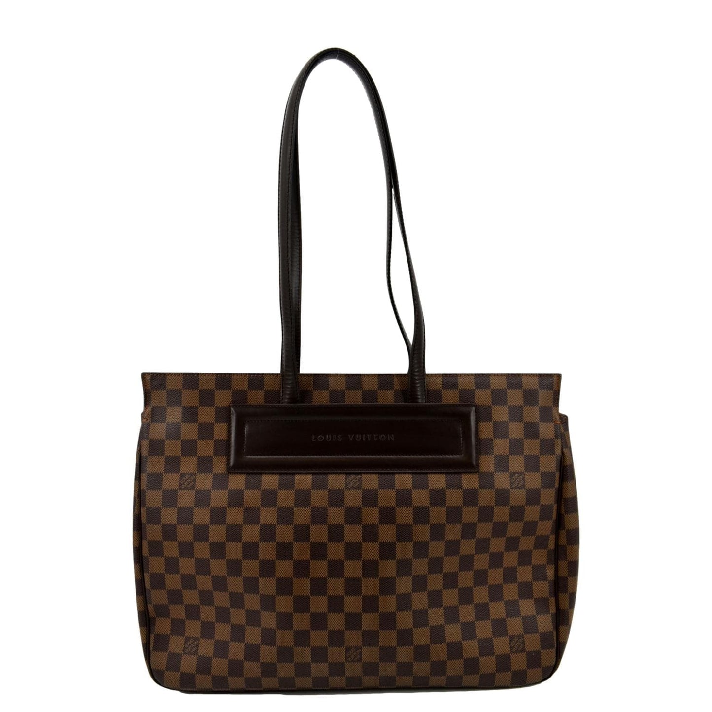 LOUIS VUITTON Parioli GM Damier Ebene Tote Shoulder Bag Brown