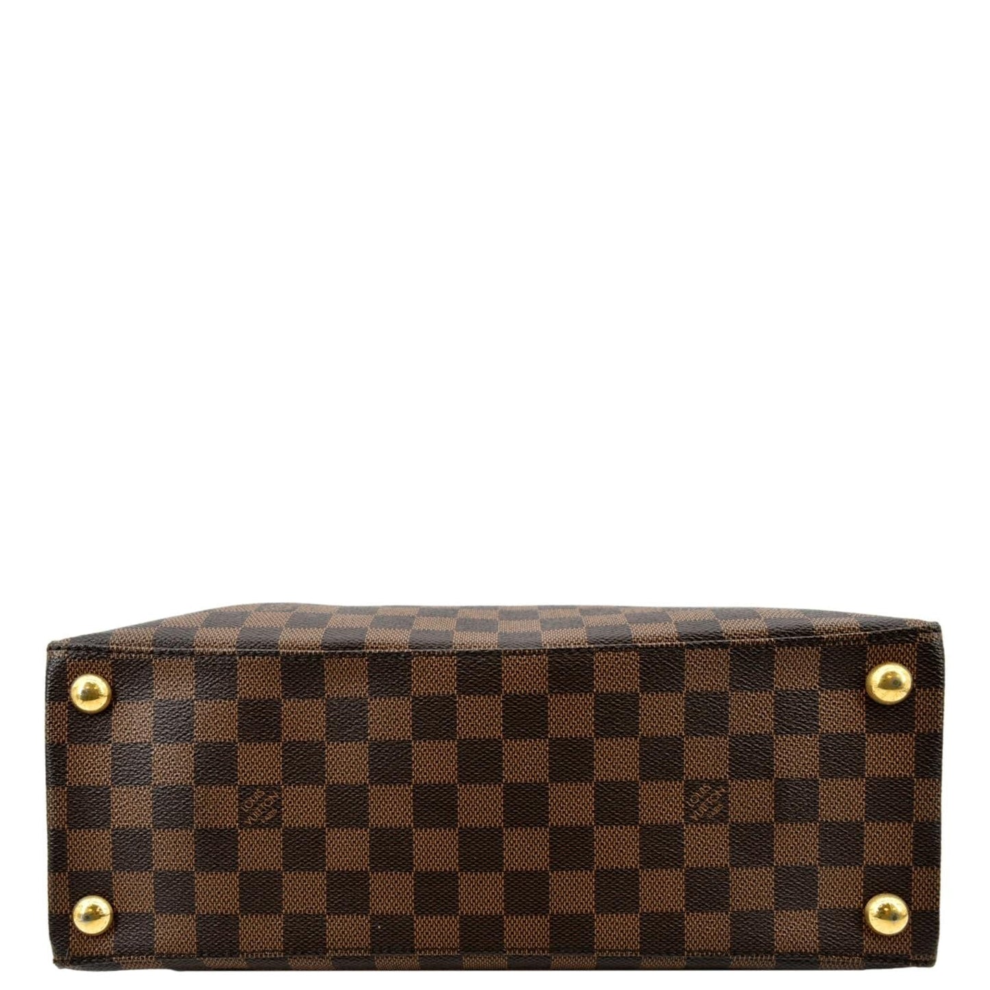 LOUIS VUITTON Brompton Damier Ebene Shoulder Bag Brown