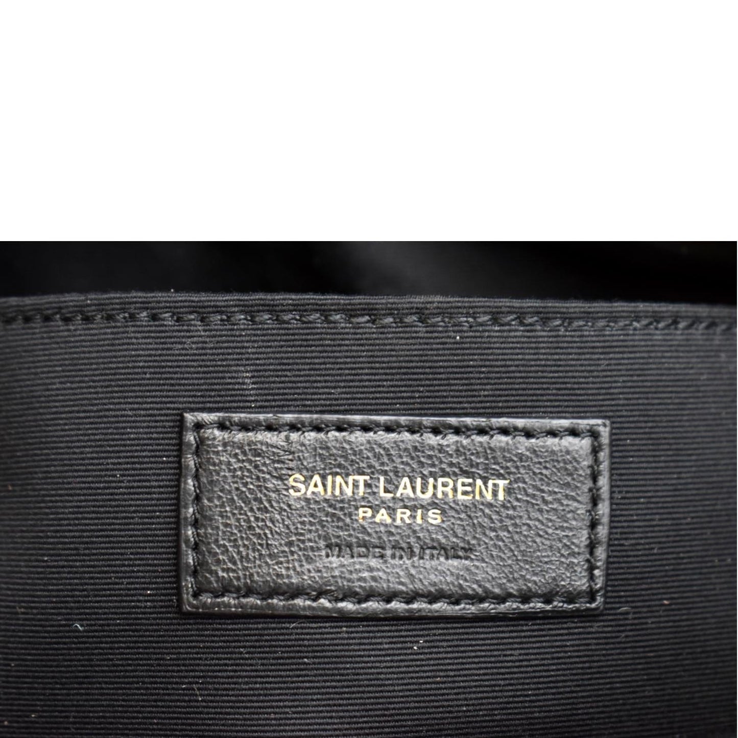 YVES SAINT LAURENT Lou Camera Raffia Canvas Crossbody Bag Brown