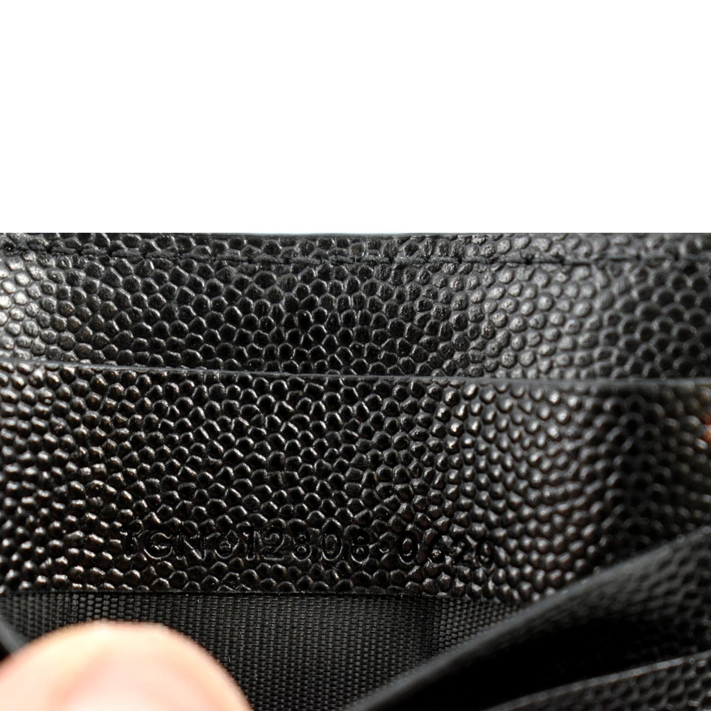 YVES SAINT LAURENT Grain De Poudre Wallet Black