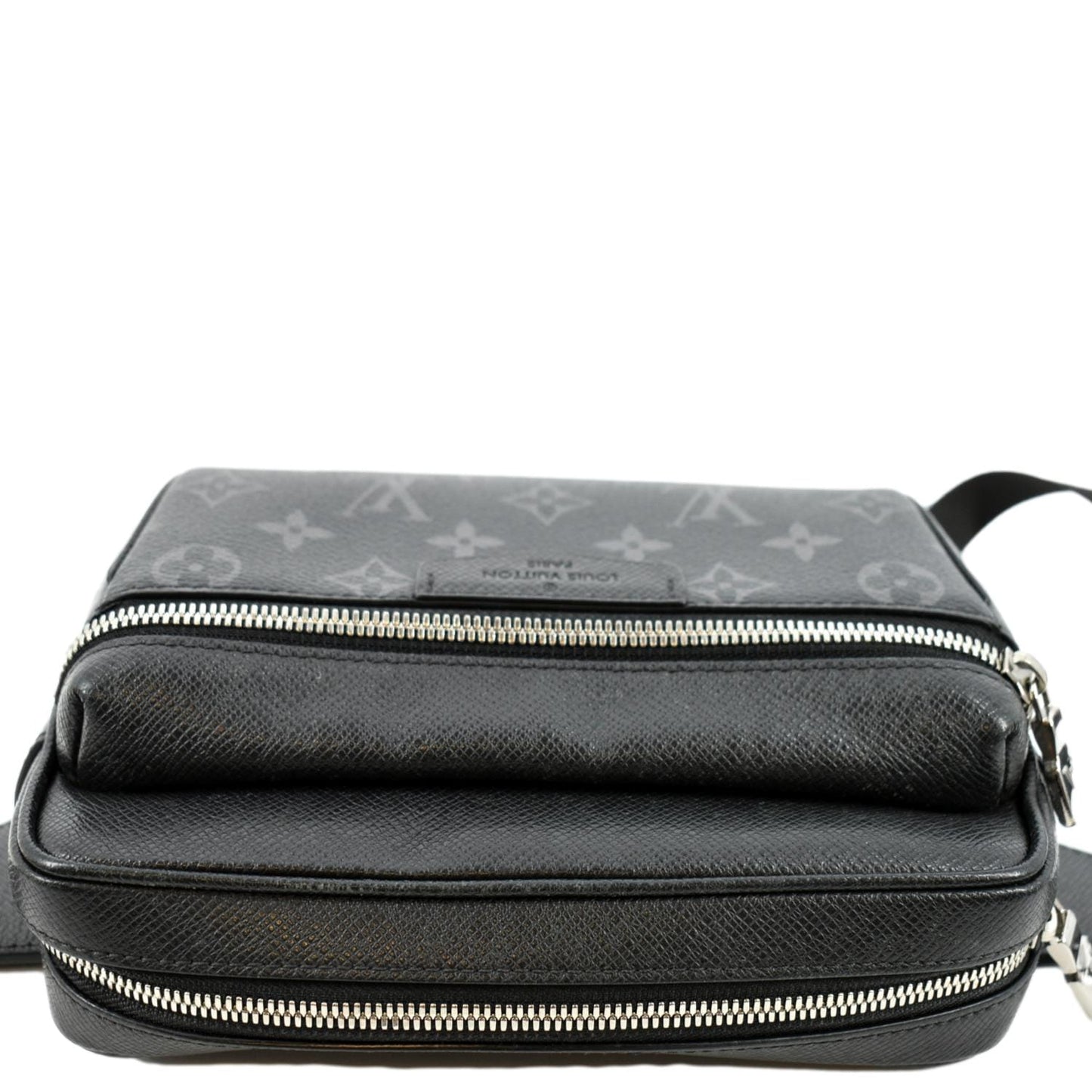 LOUIS VUITTON Outdoor Messenger Monogram Eclipse Belt Bag Black