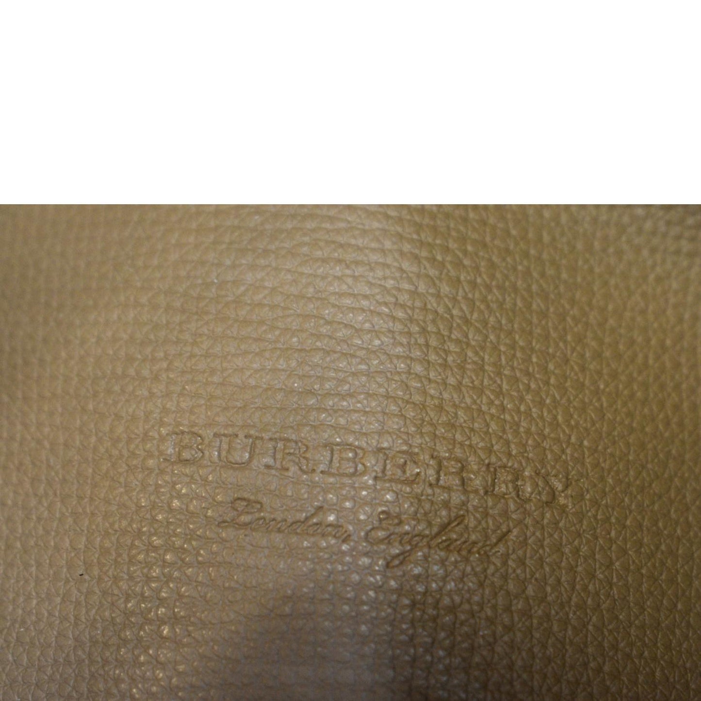BURBERRY Reversible Haymarket Coated Canvas Tote Bag Tan