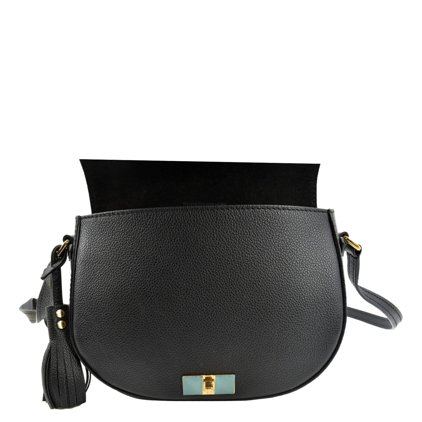 LOUIS VUITTON Junot Empreinte Leather Shoulder Bag Black