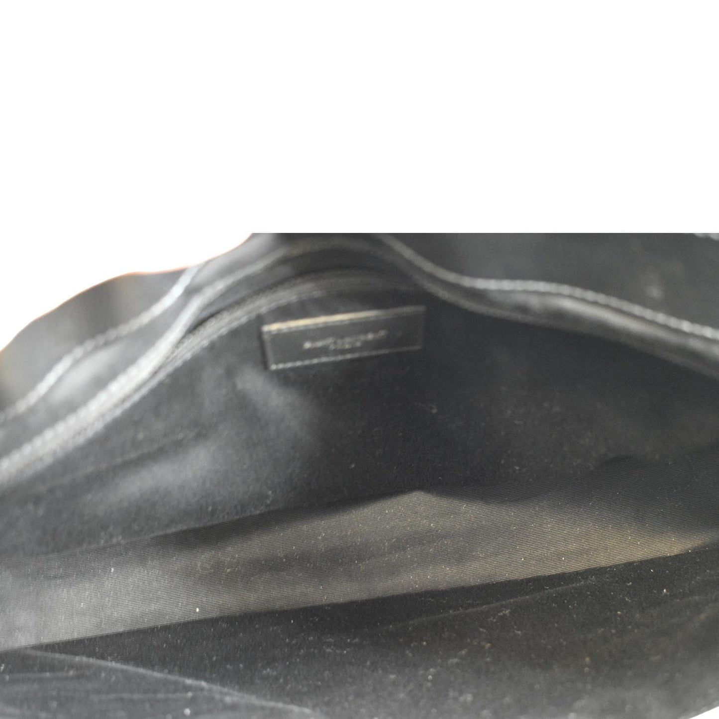 YVES SAINT LAURENT Large Loulou Matelasse Leather Chain Shoulder Bag Black