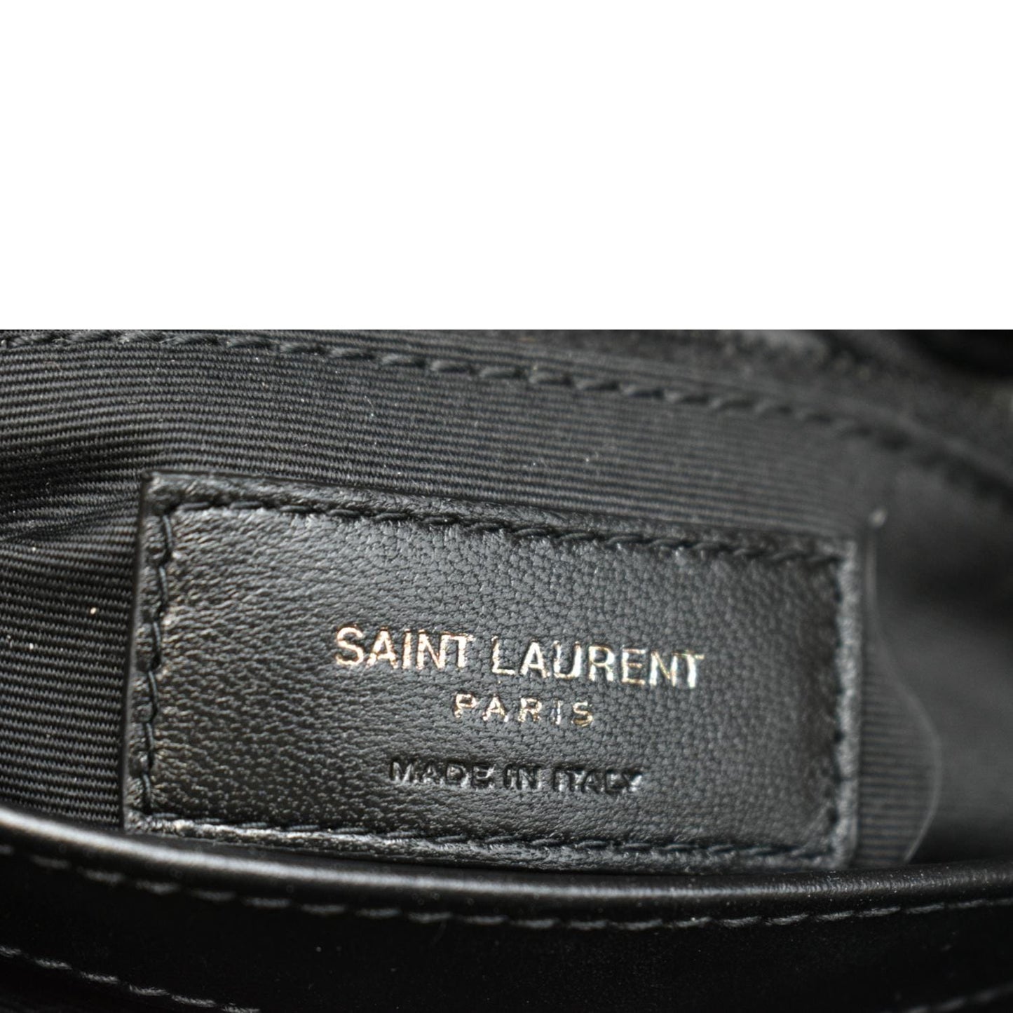 YVES SAINT LAURENT Loulou Toy Matelasse Leather Crossbody Bag Black
