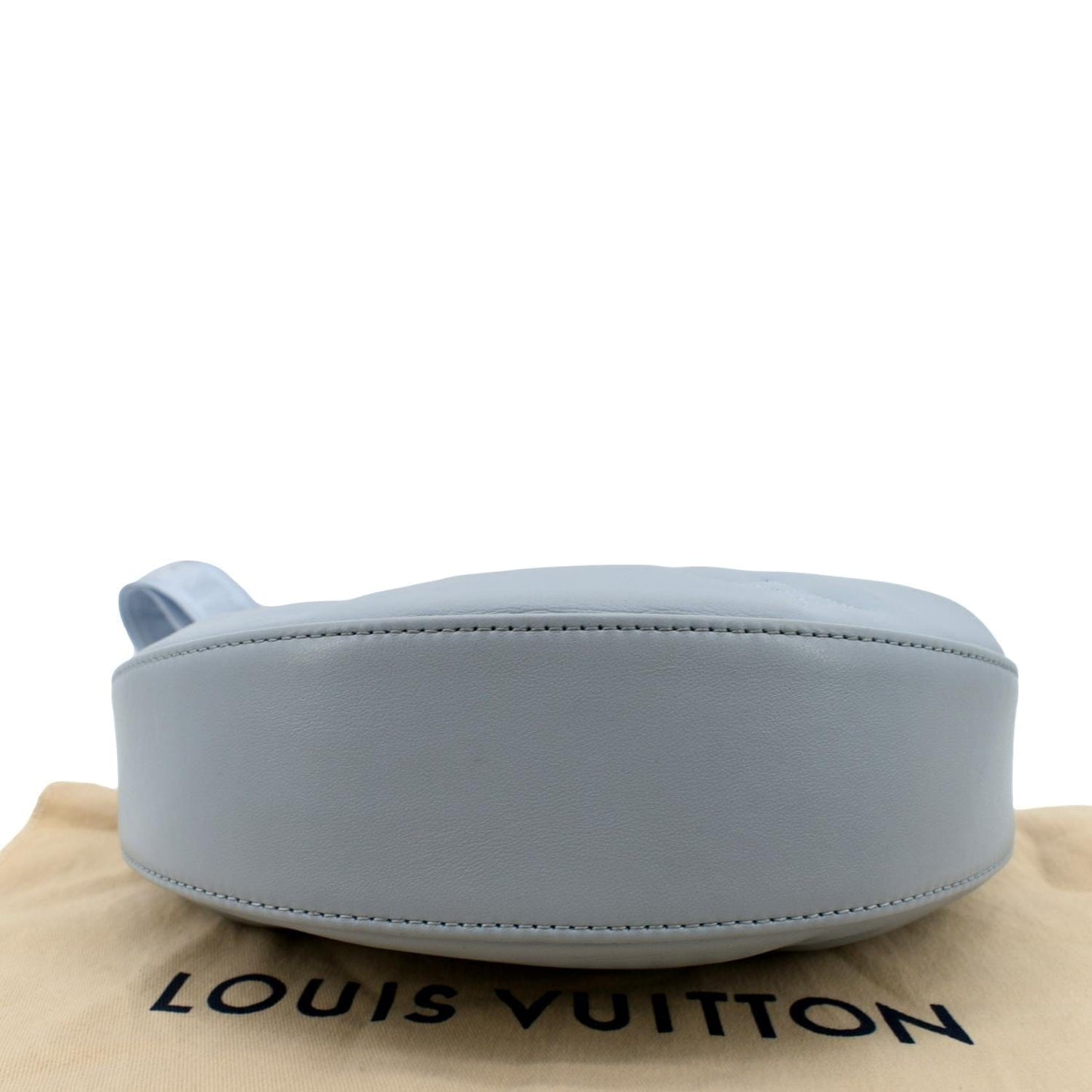 LOUIS VUITTON Over The Moon Calf Leather Shoulder Bag Blue