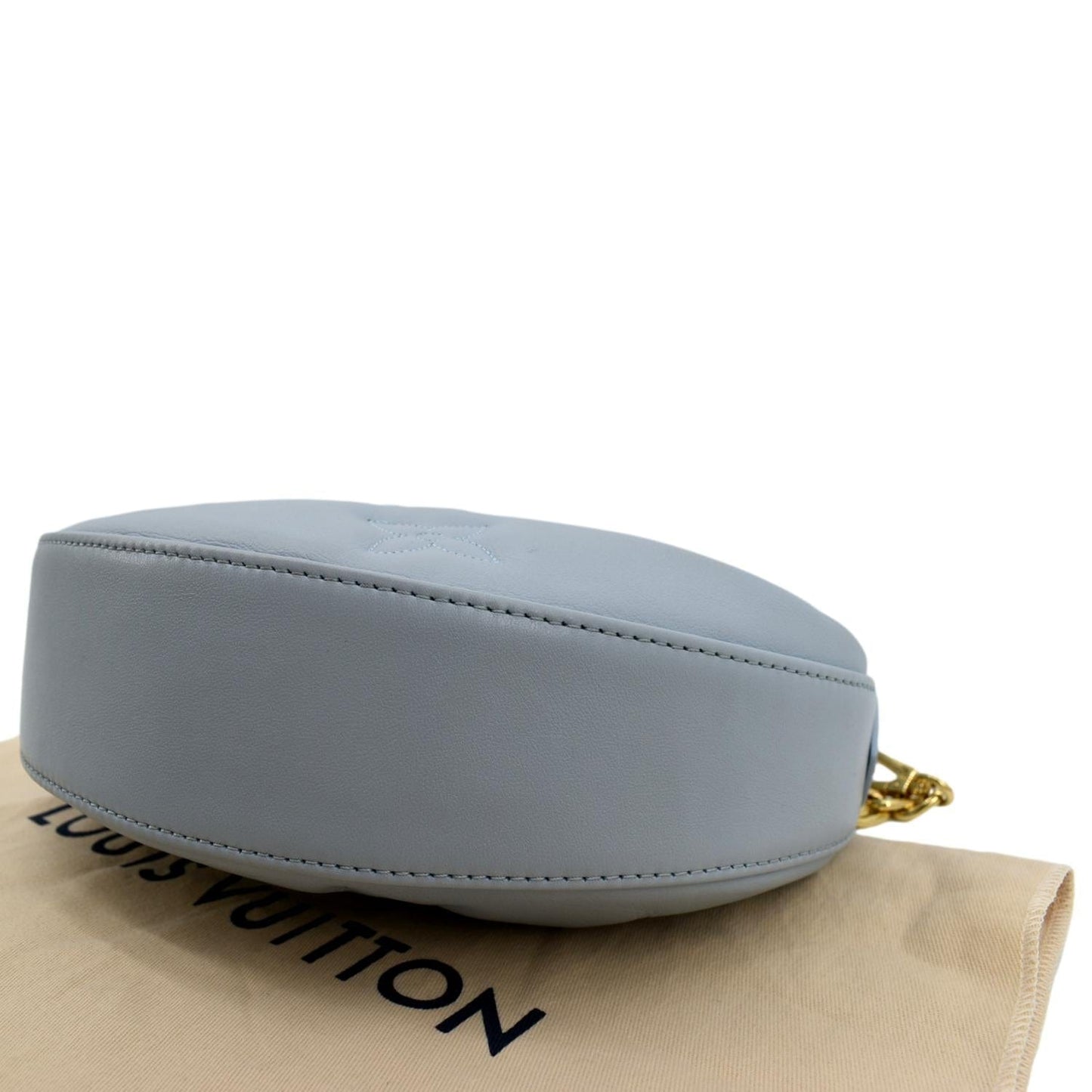LOUIS VUITTON Over The Moon Calf Leather Shoulder Bag Blue