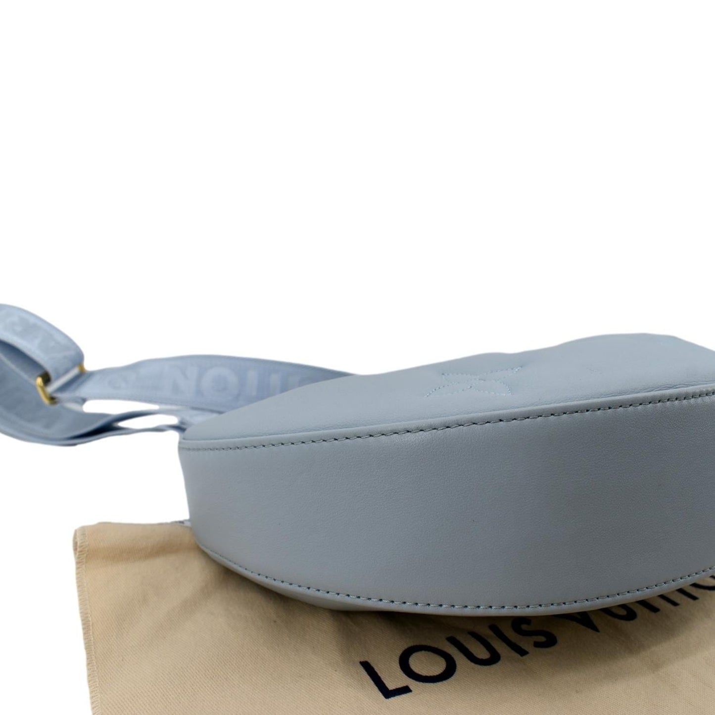 LOUIS VUITTON Over The Moon Calf Leather Shoulder Bag Blue