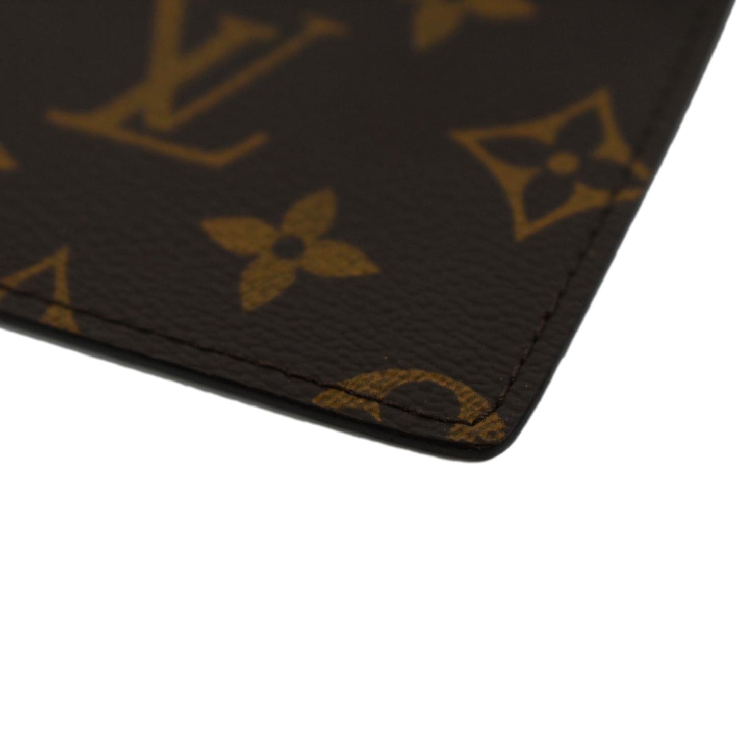 LOUIS VUITTON Felicie Zippered Monogram Canvas Insert Pouch Brown