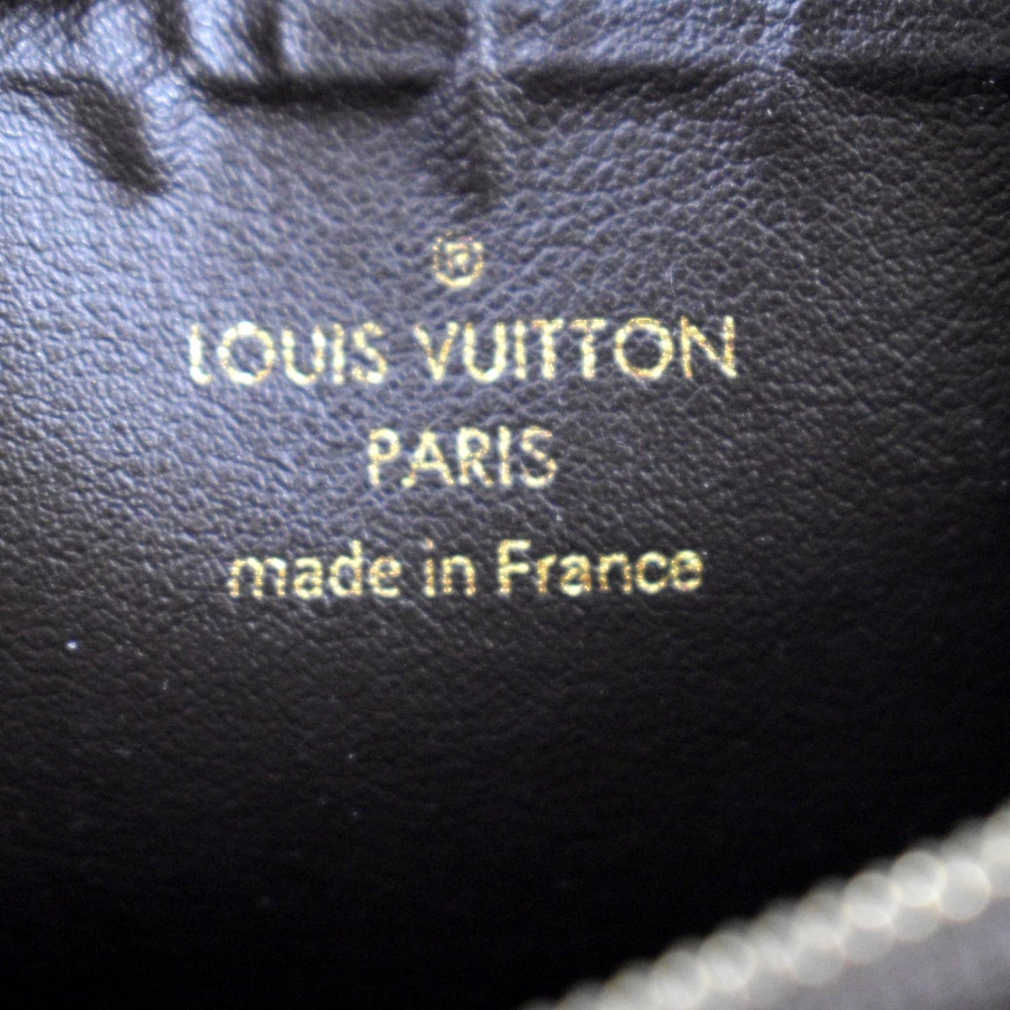 LOUIS VUITTON Felicie Zippered Monogram Canvas Insert Pouch Brown