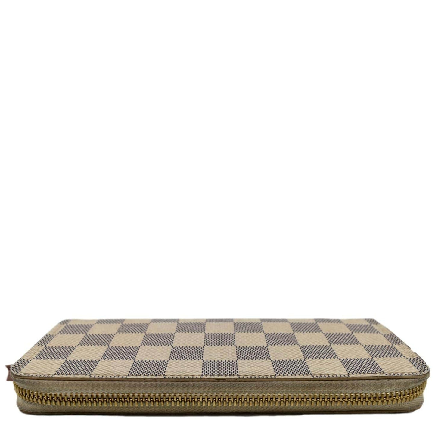 LOUIS VUITTON Clemence Damier Azur Wallet White