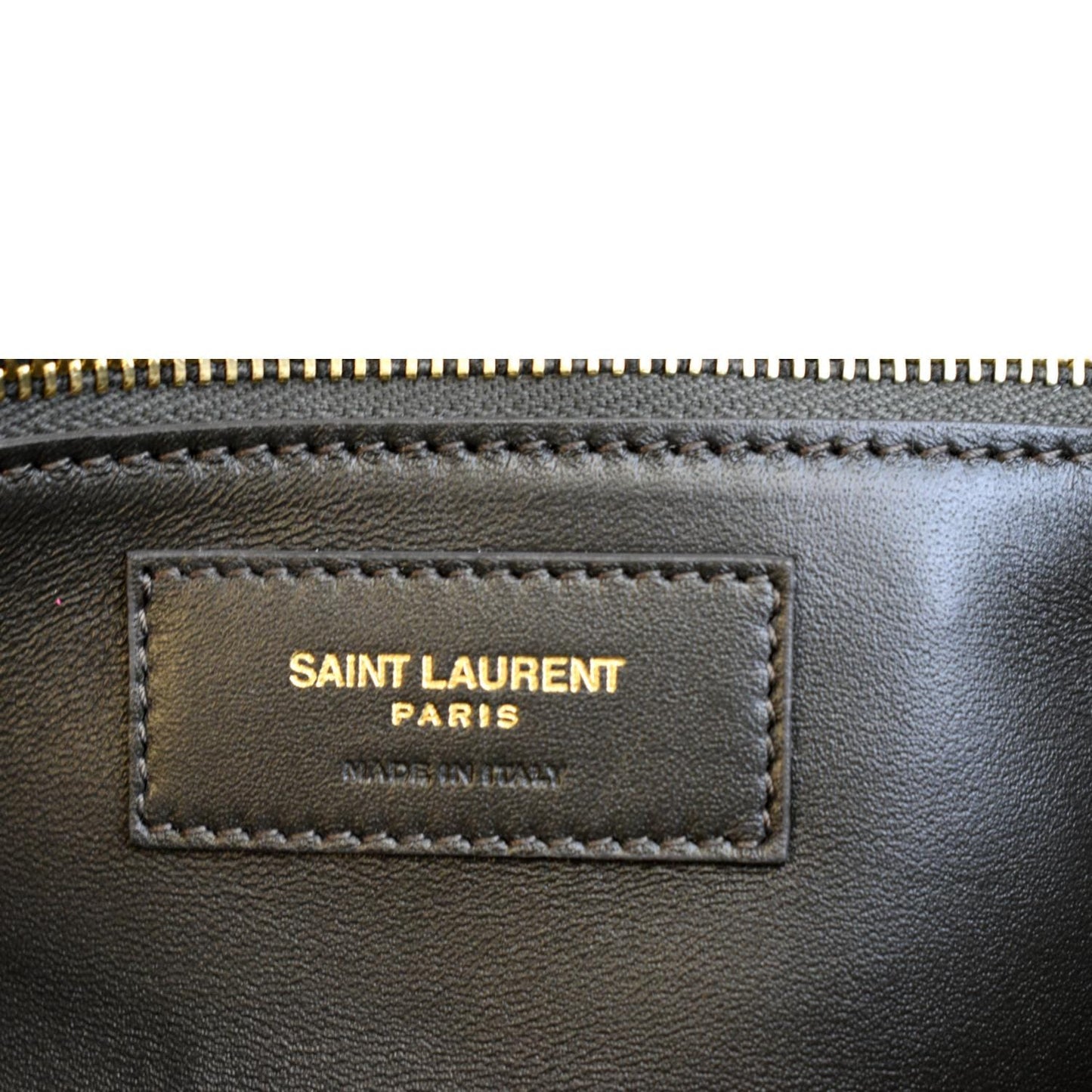 YVES SAINT LAURENT Kate 99 Suede Shoulder Bag Dark Brown