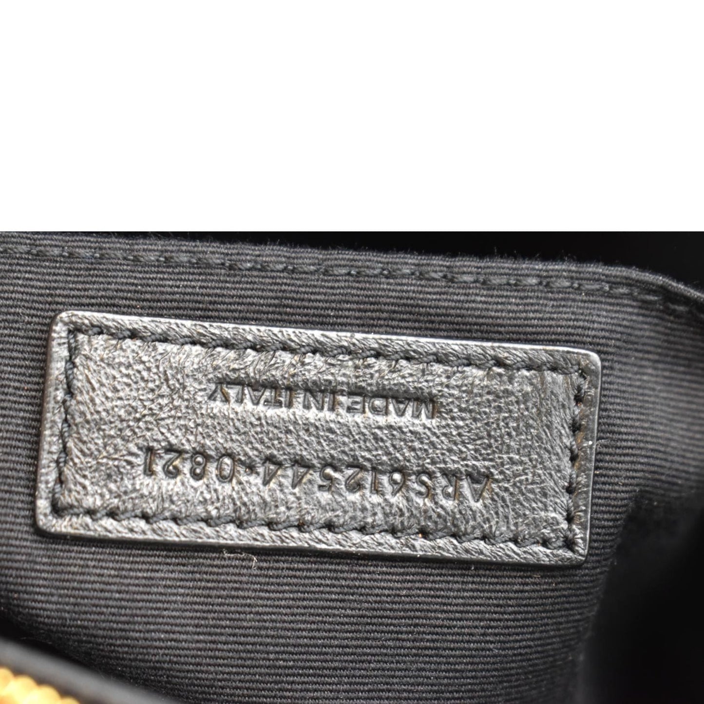 YVES SAINT LAURENT Lou Camera Chevron Leather Crossbody Bag Black