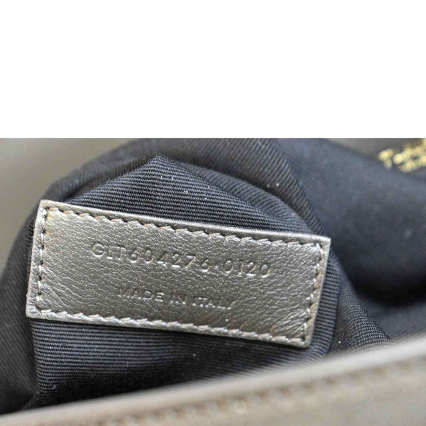 YVES SAINT LAURENT Kate 99 Suede Shoulder Bag Dark Brown