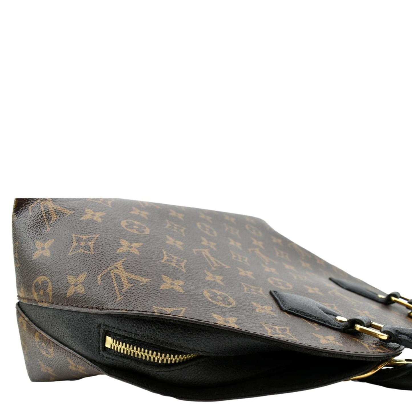 LOUIS VUITTON Alma B'N'B Monogram Canvas Shoulder Bag Brown