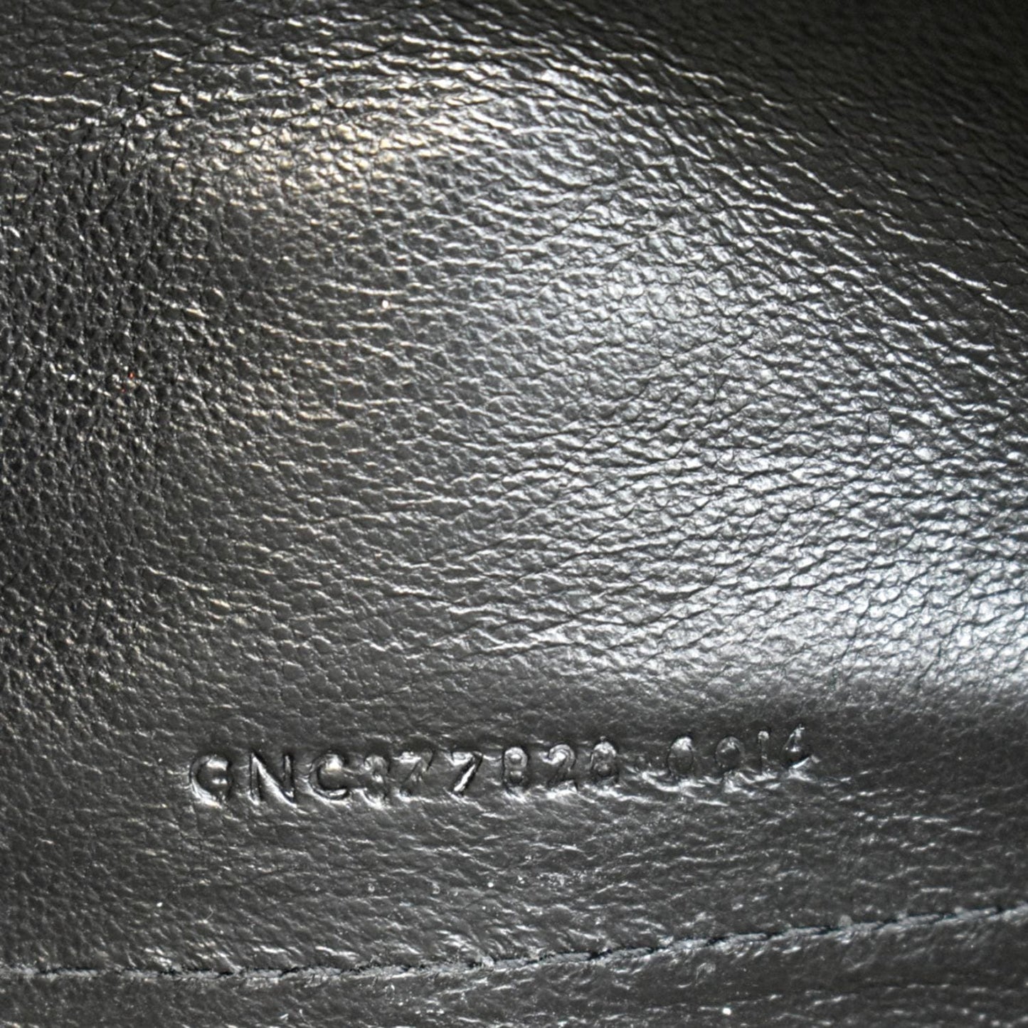 YVES SAINT LAURENT Contrast Trim Wallet on Chain Leather Shoulder Bag White