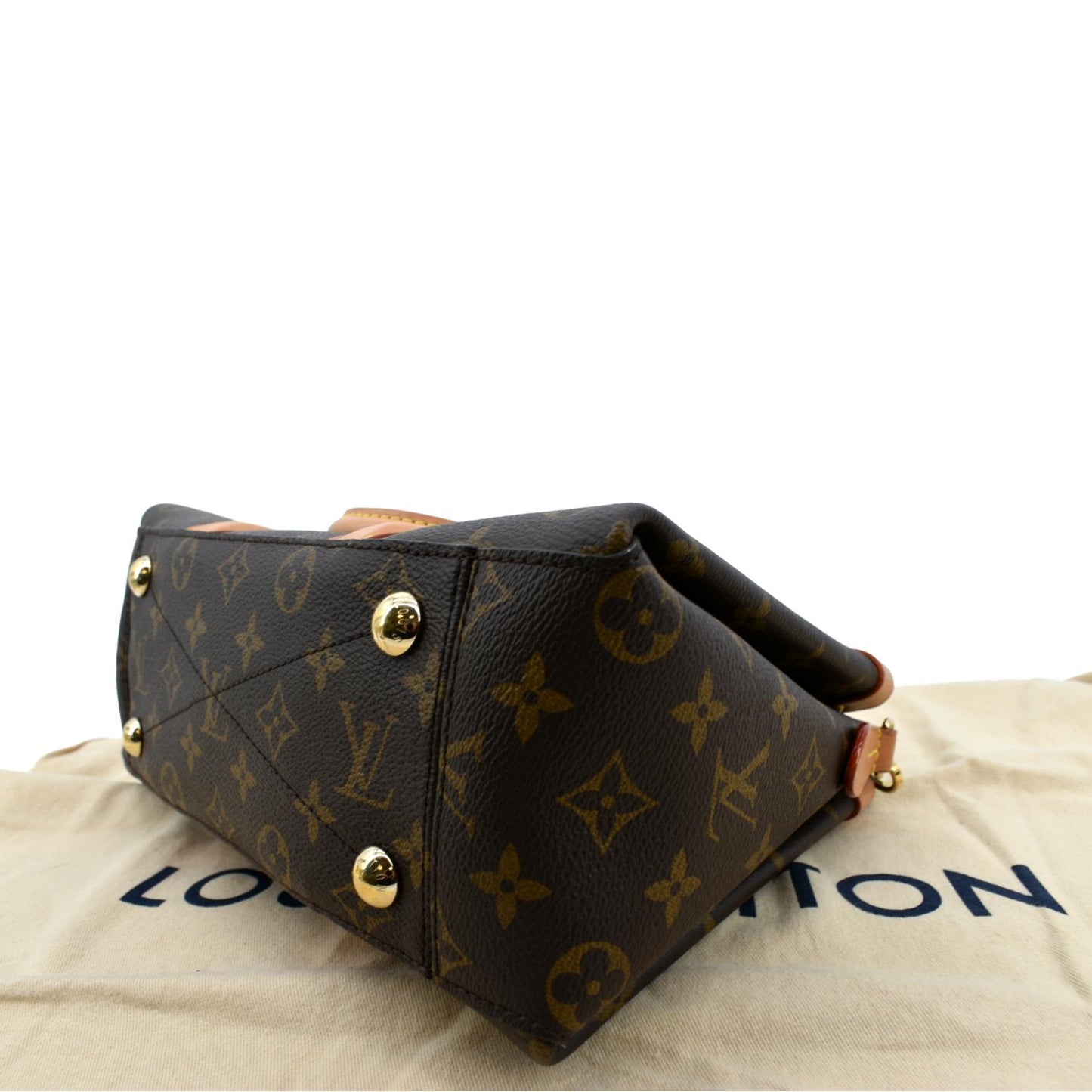 LOUIS VUITTON Soufflot BB Monogram Canvas Shoulder Crossbody Bag Brown