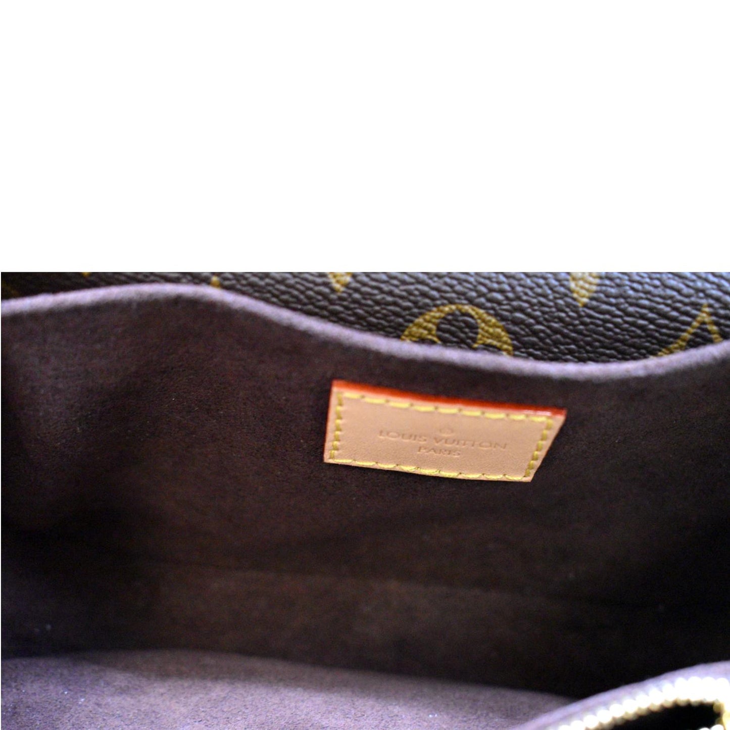 LOUIS VUITTON Metis East West Pochette Monogram Canvas Shoulder Bag Brown