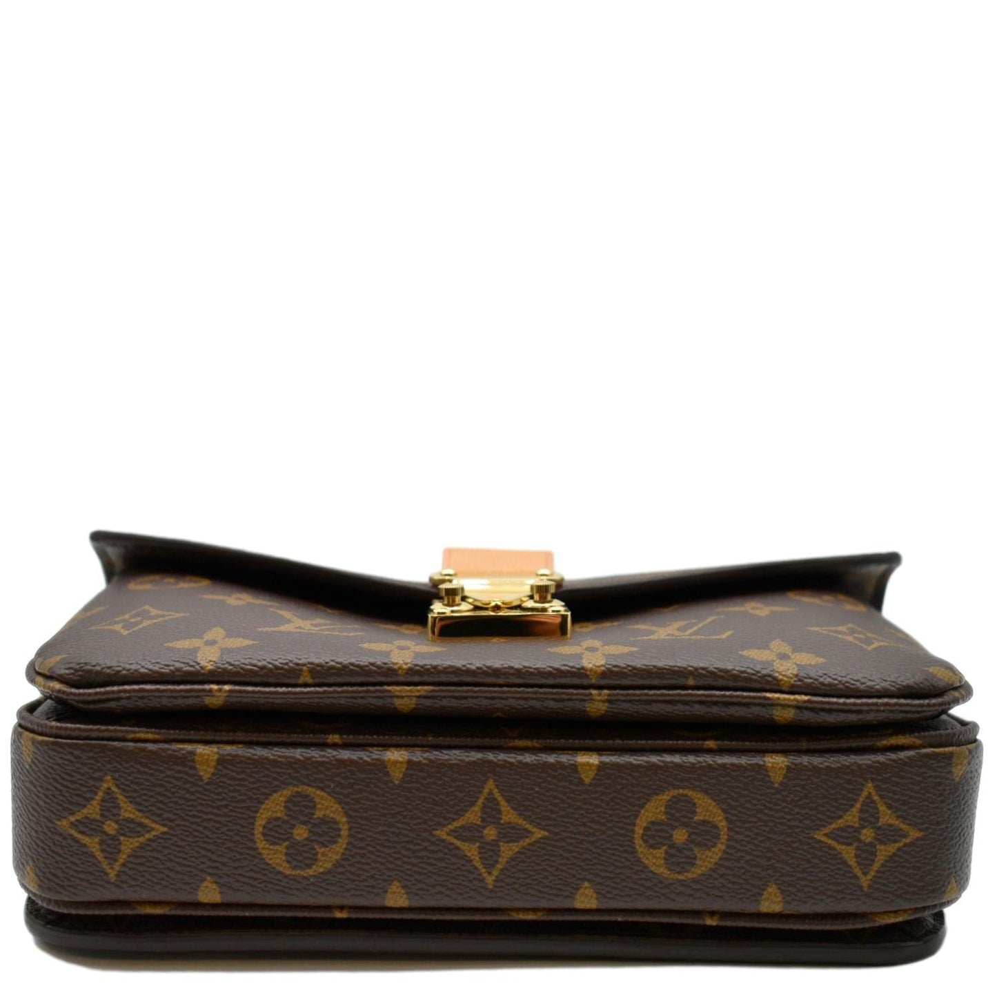 LOUIS VUITTON Metis East West Pochette Monogram Canvas Shoulder Bag Brown