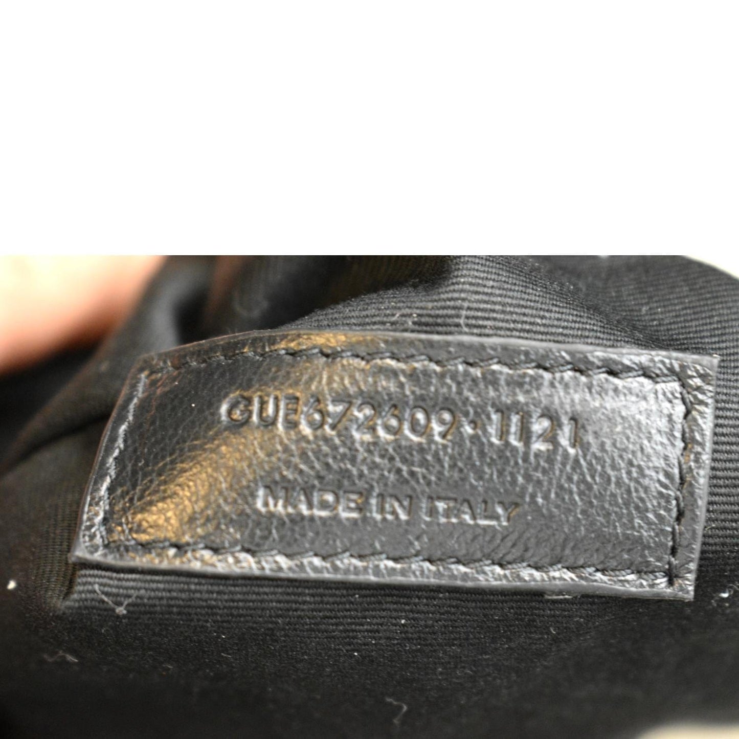 YVES SAINT LAURENT Joe Lambskin Leather Backpack Bag