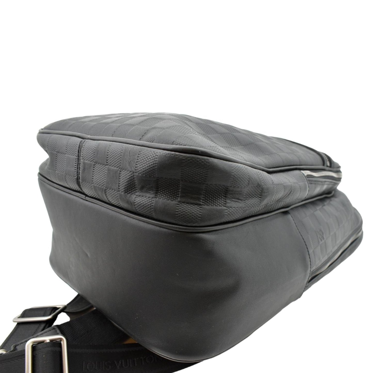 LOUIS VUITTON Michael Damier Infini Leather Backpack Bag Black