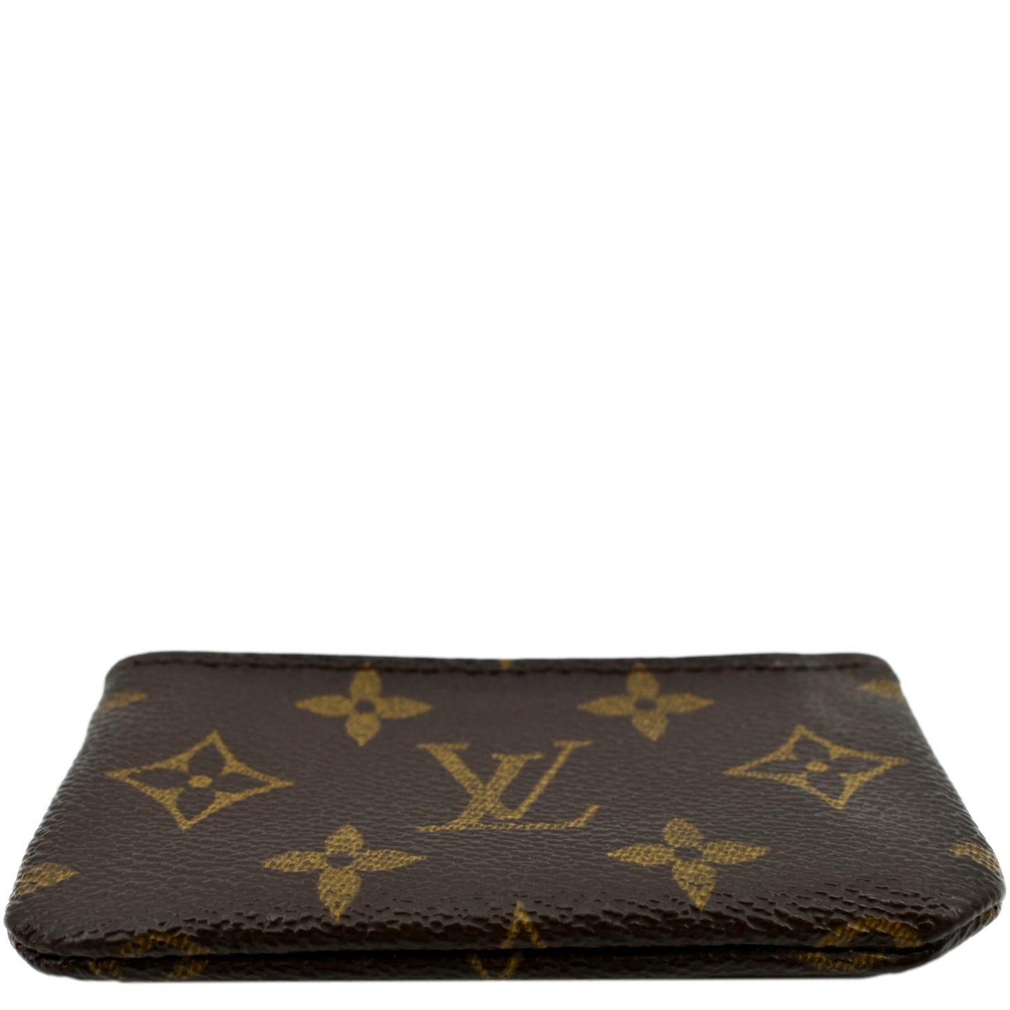 LOUIS VUITTON Key Coin Pouch Monogram Canvas Brown