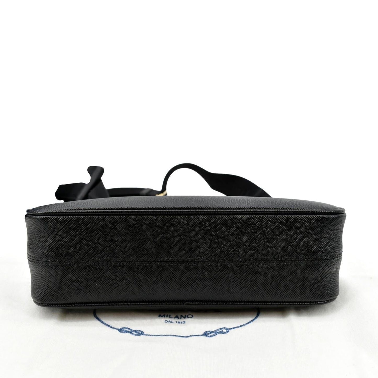PRADA Re-Edition 2005 Saffiano Leather Shoulder Bag Black