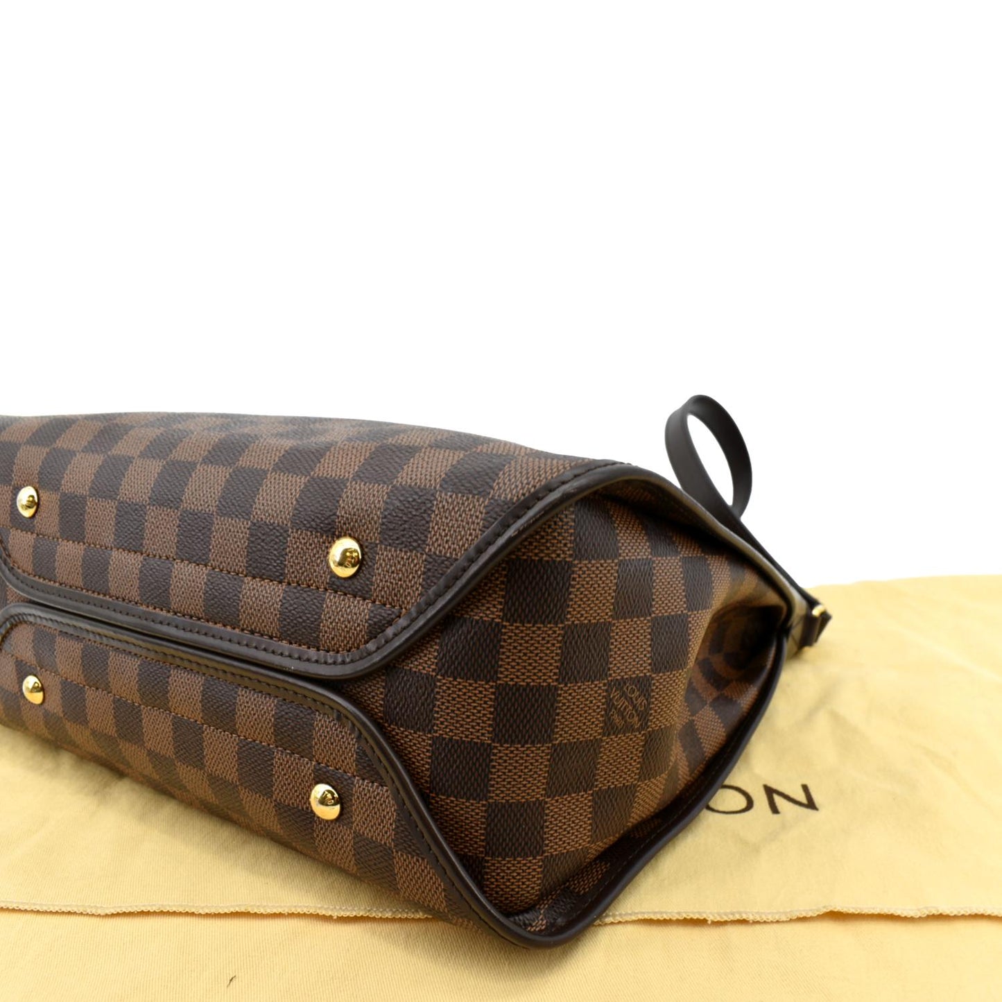 LOUIS VUITTON Duomo Damier Ebene Crossbody Bag Brown