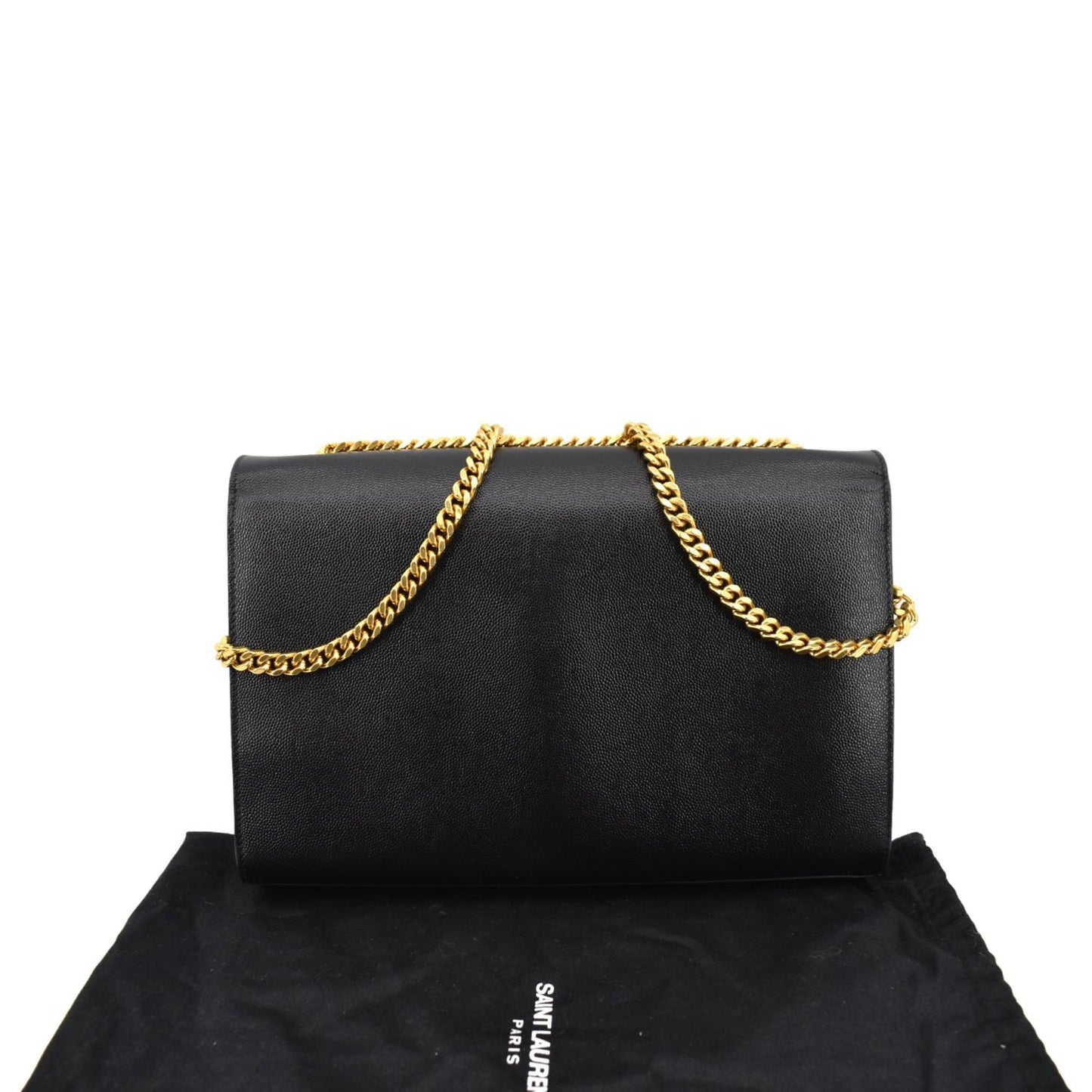 YVES SAINT LAURENT Kate Leather Shoulder Bag Black