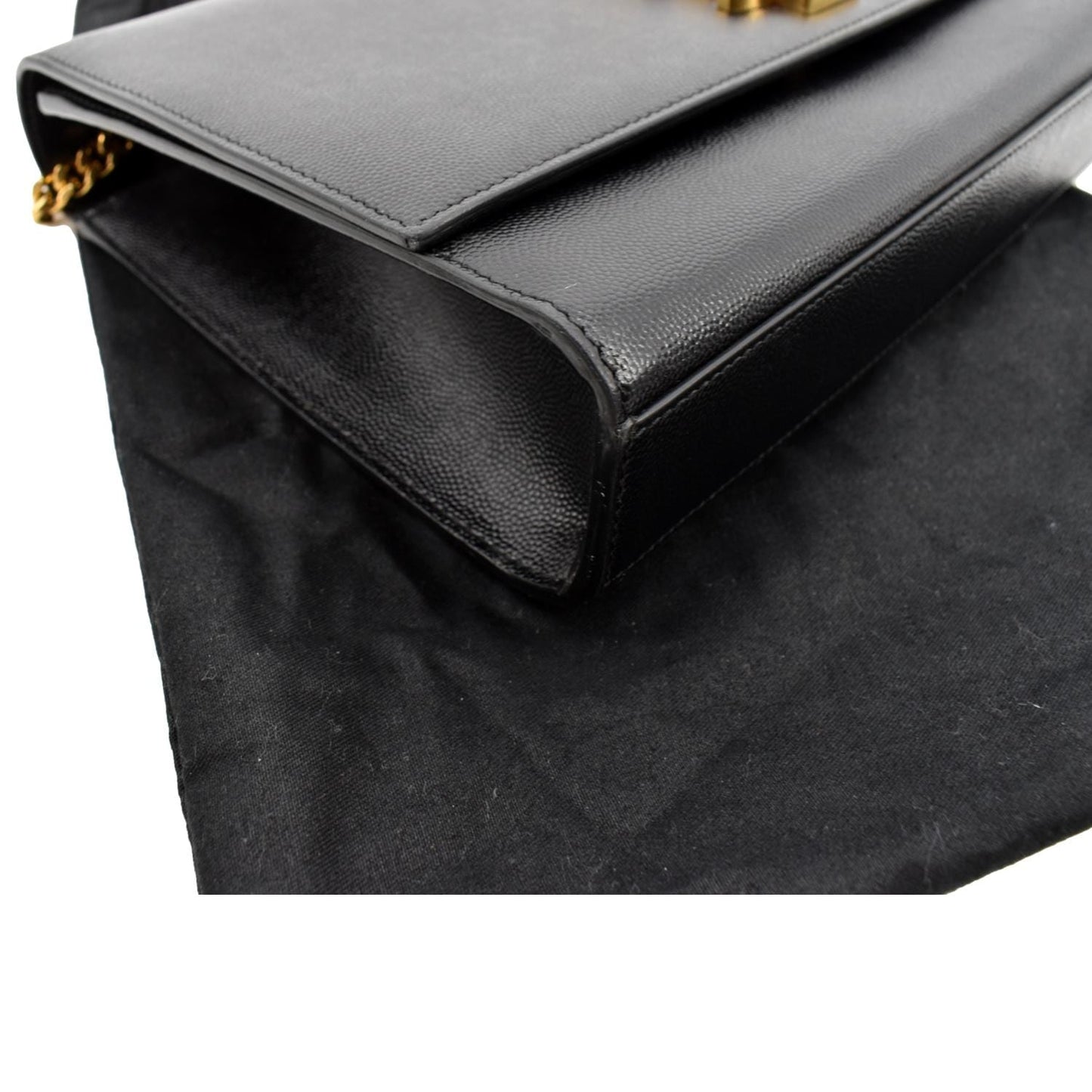 YVES SAINT LAURENT Kate Leather Shoulder Bag Black