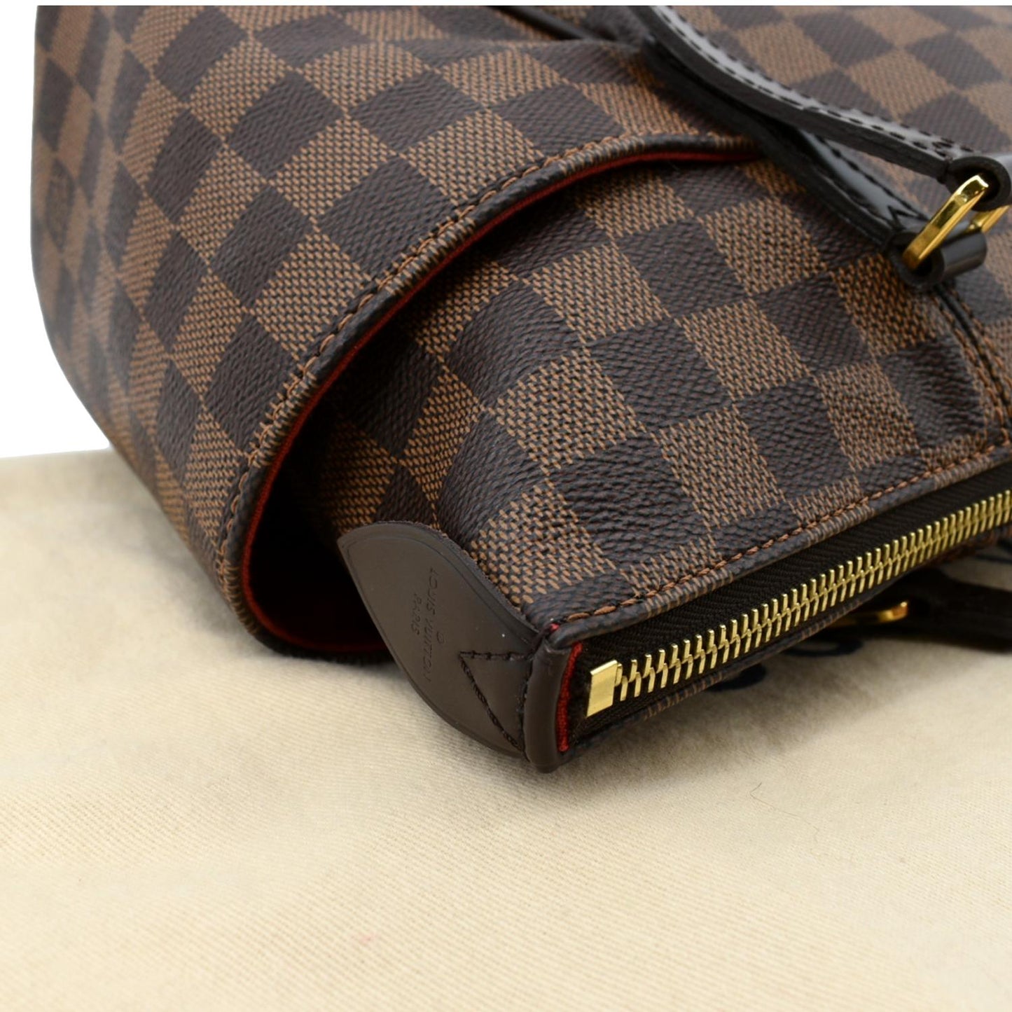 LOUIS VUITTON Totally PM Damier Ebene Shoulder Tote Bag Brown