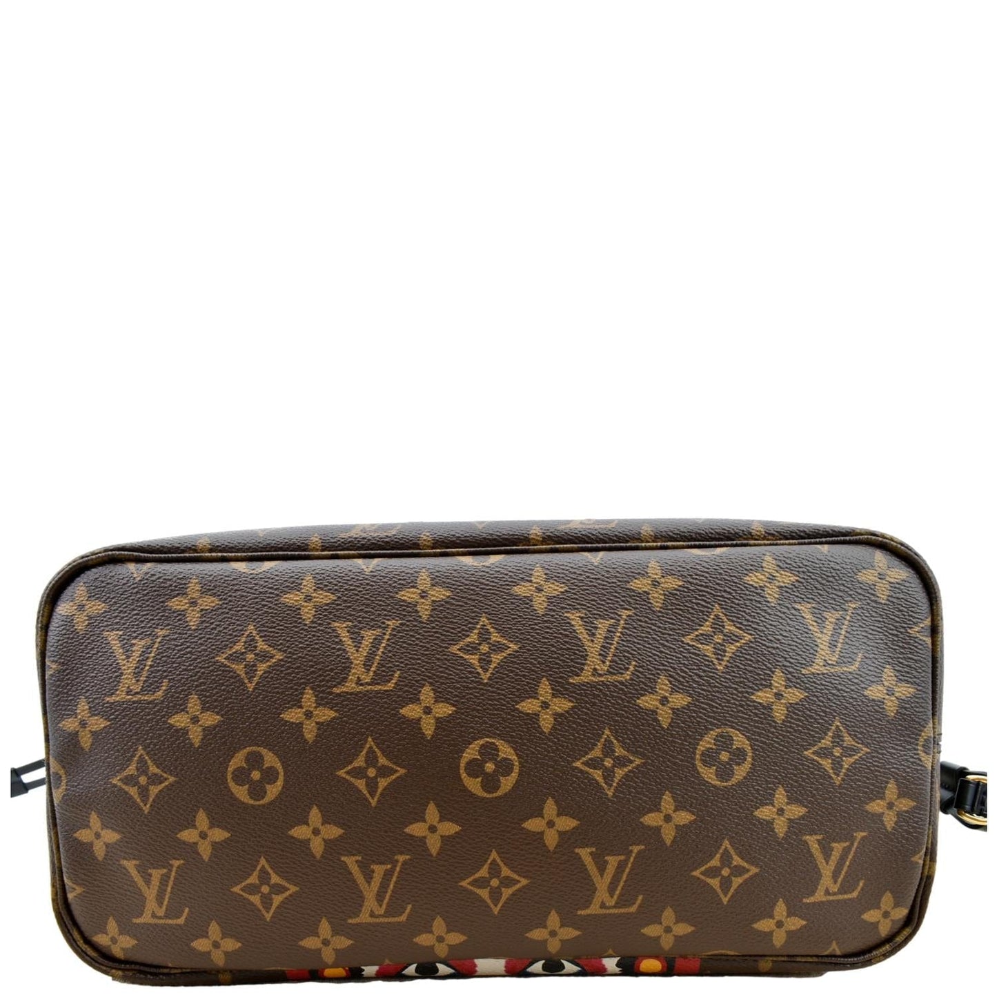 LOUIS VUITTON Neverfull Kabuki MM Monogram Canvas Tote Bag Brown