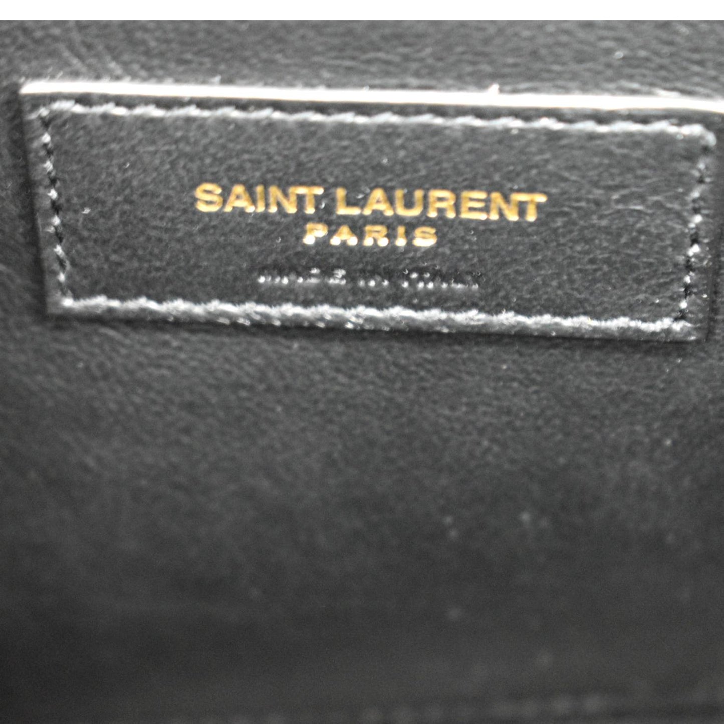 YVES SAINT LAURENT Cassandra Medium Calfskin Leather Shoulder Bag Fog