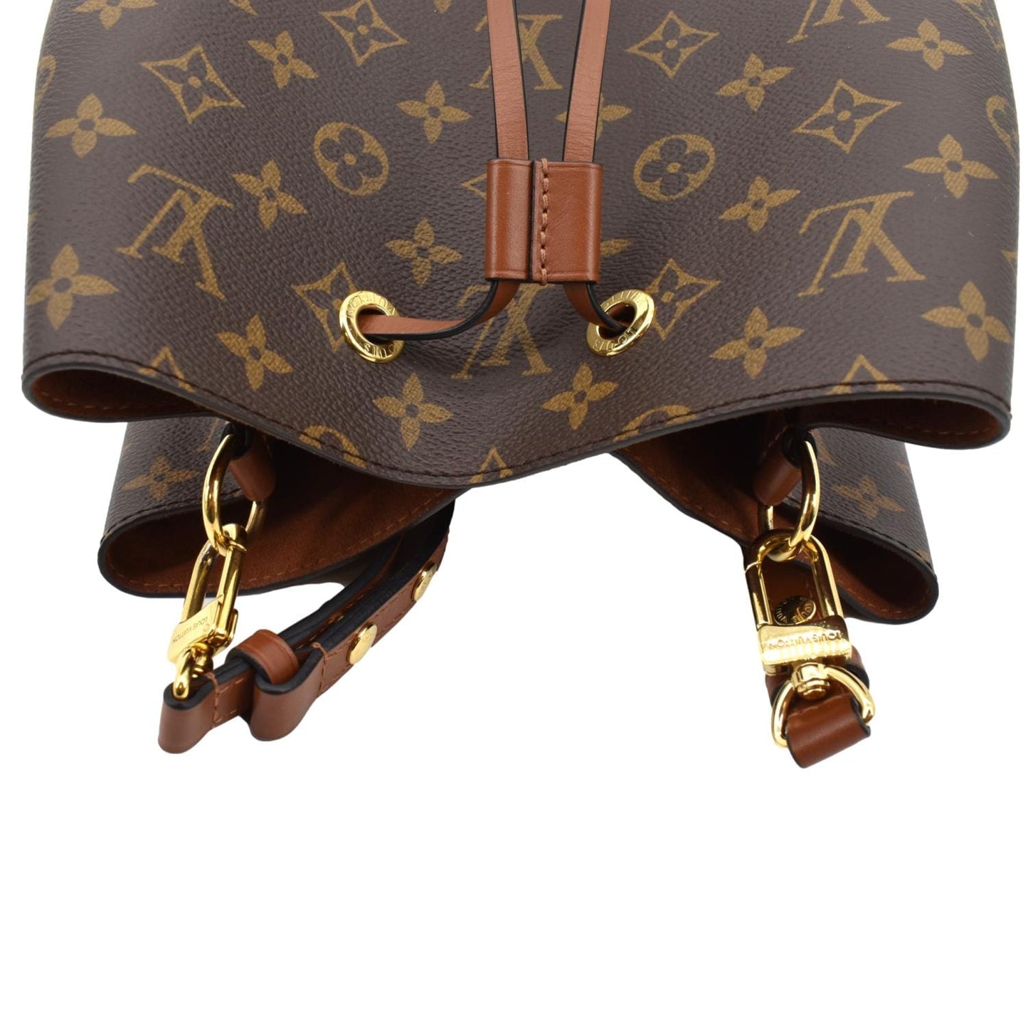 LOUIS VUITTON NeoNoe Monogram Canvas Shoulder Bag Caramel