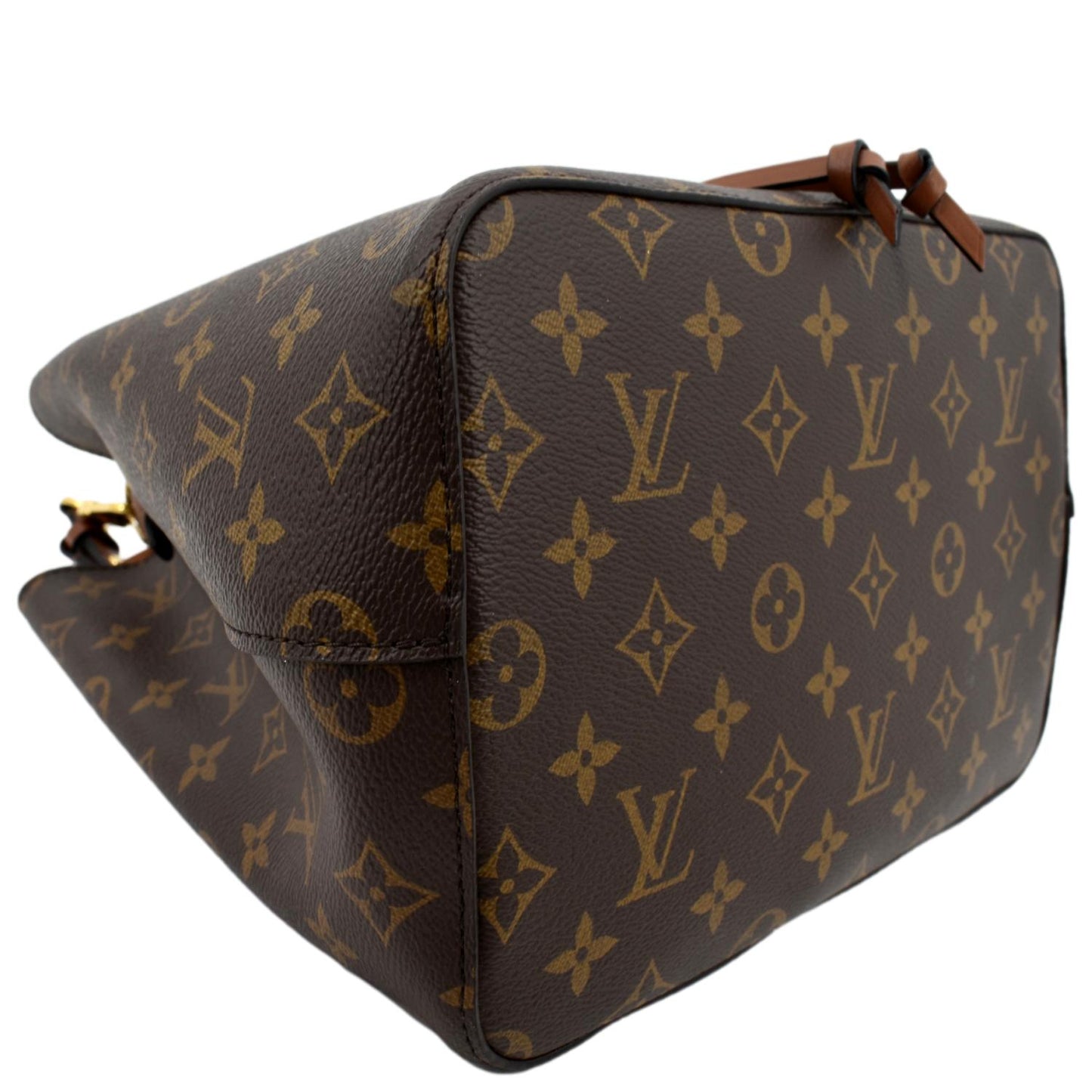LOUIS VUITTON NeoNoe Monogram Canvas Shoulder Bag Caramel